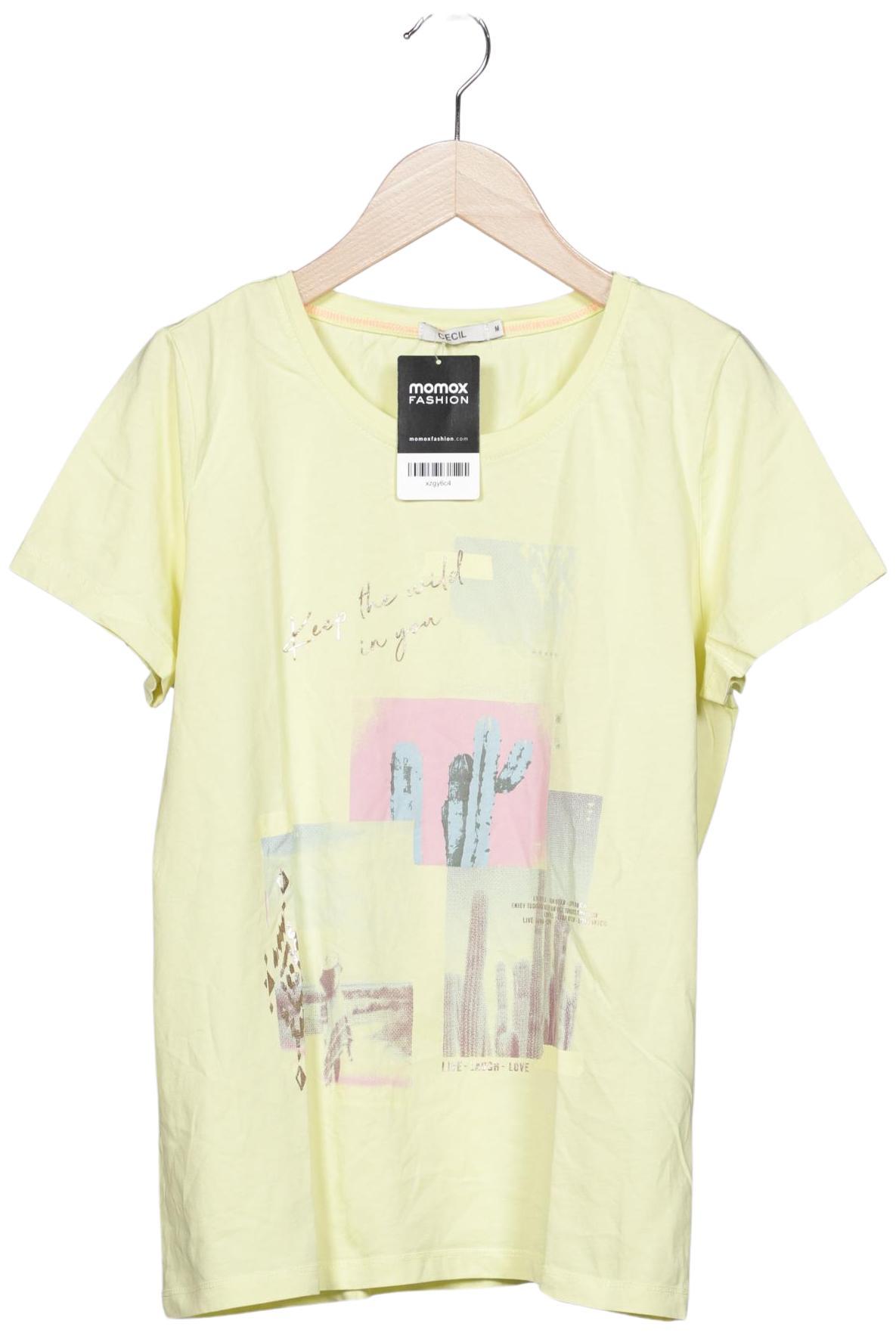 

Cecil Damen T-Shirt, gelb, Gr. 38