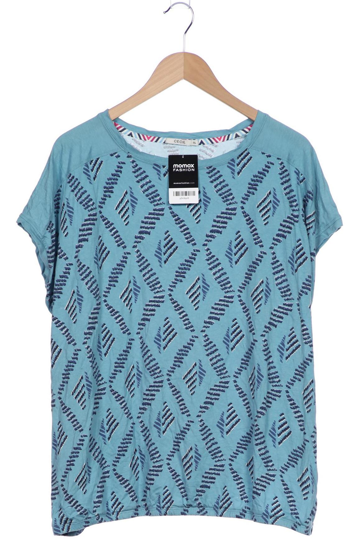 

Cecil Damen T-Shirt, blau, Gr. 46