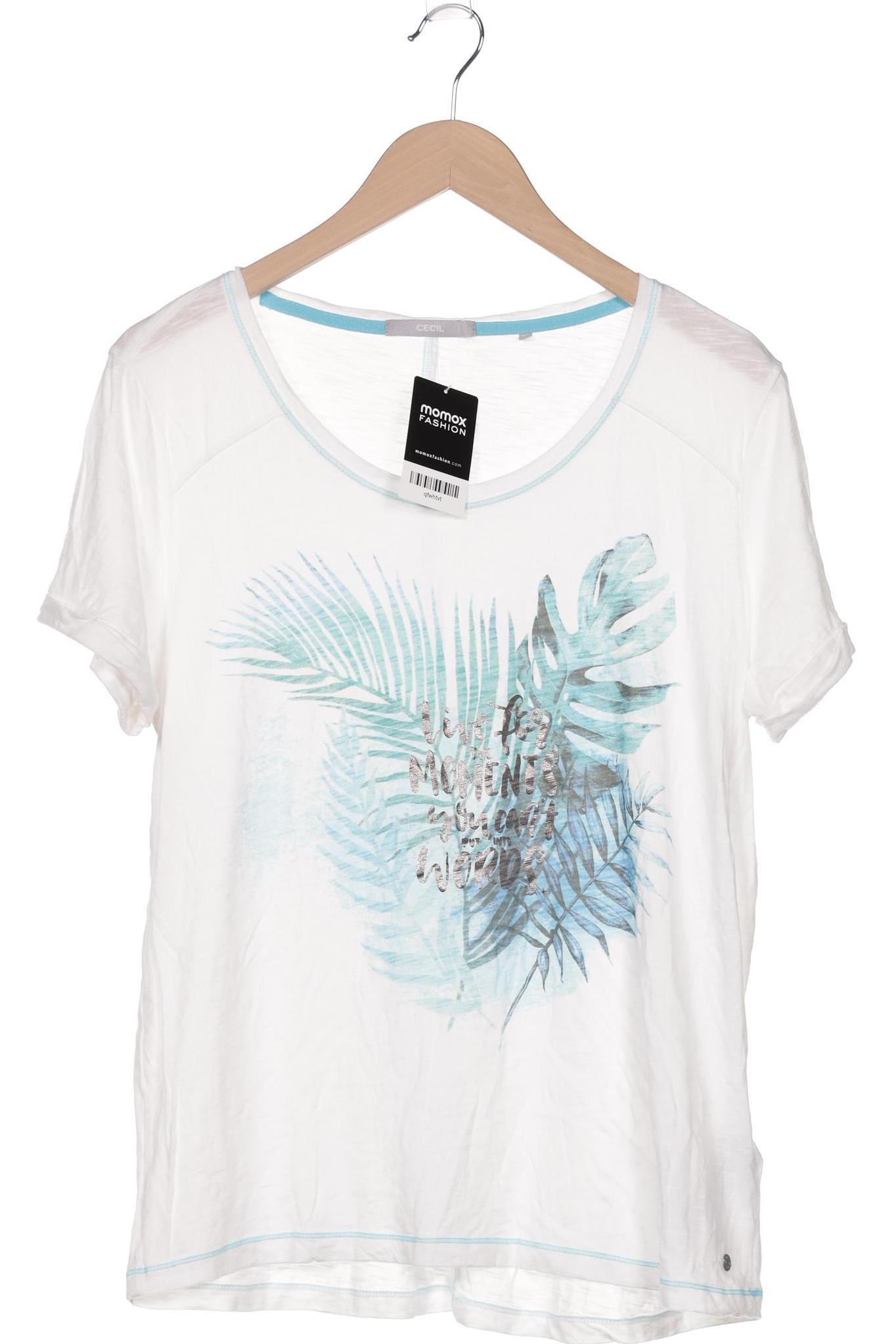 

Cecil Damen T-Shirt, weiß, Gr. 44