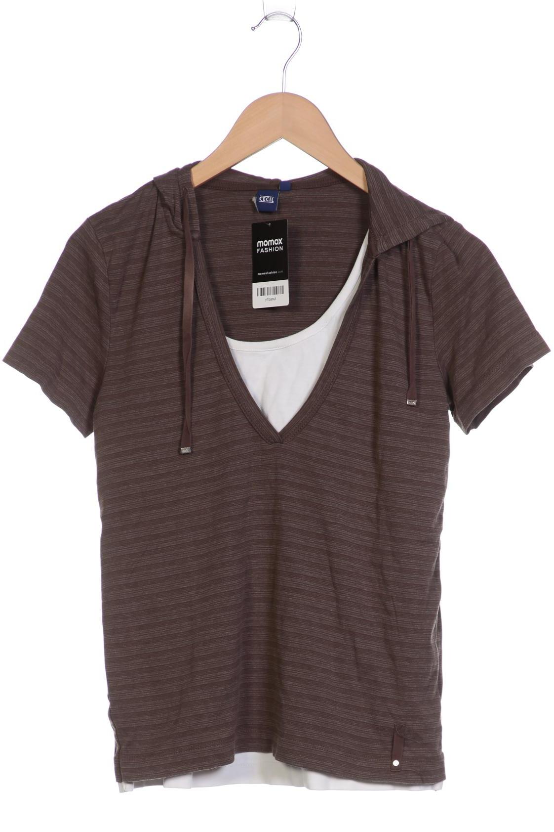 

CECIL Damen T-Shirt, braun