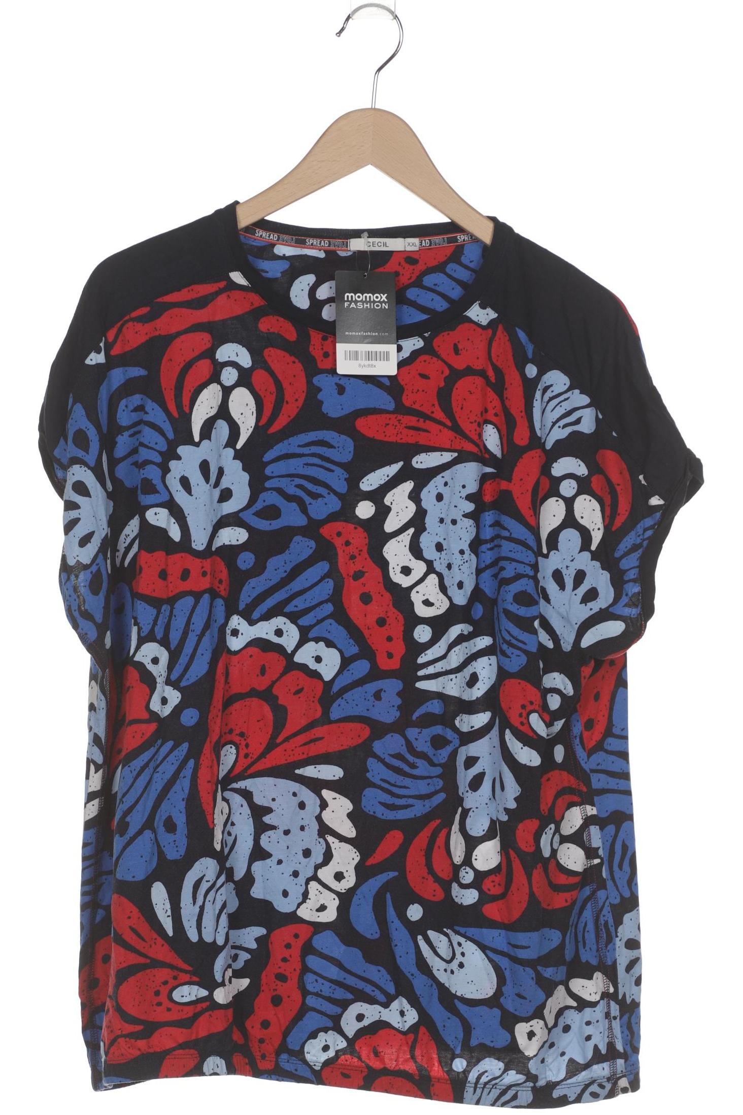 

Cecil Damen T-Shirt, blau, Gr. 46