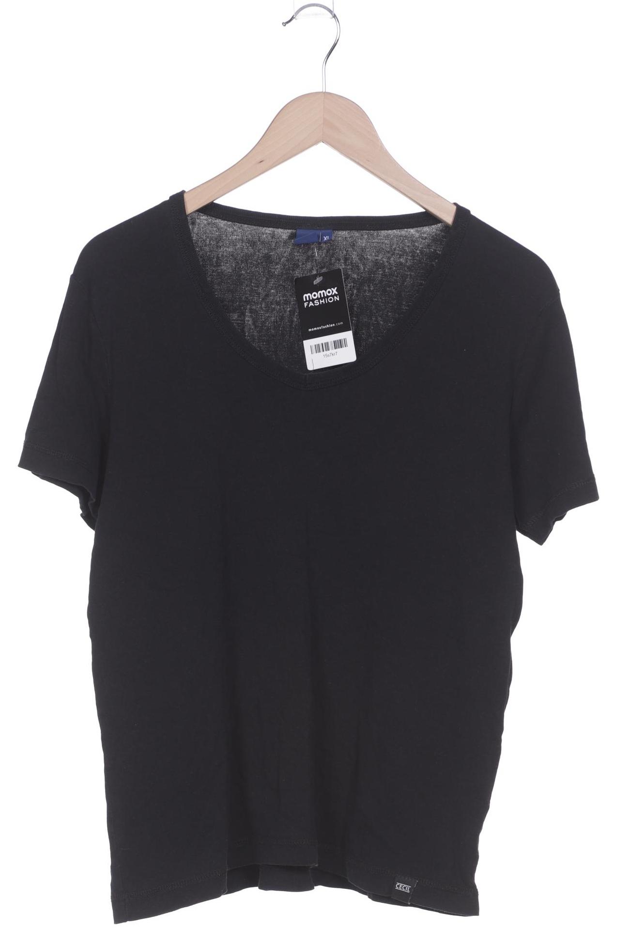 

Cecil Damen T-Shirt, schwarz, Gr. 44