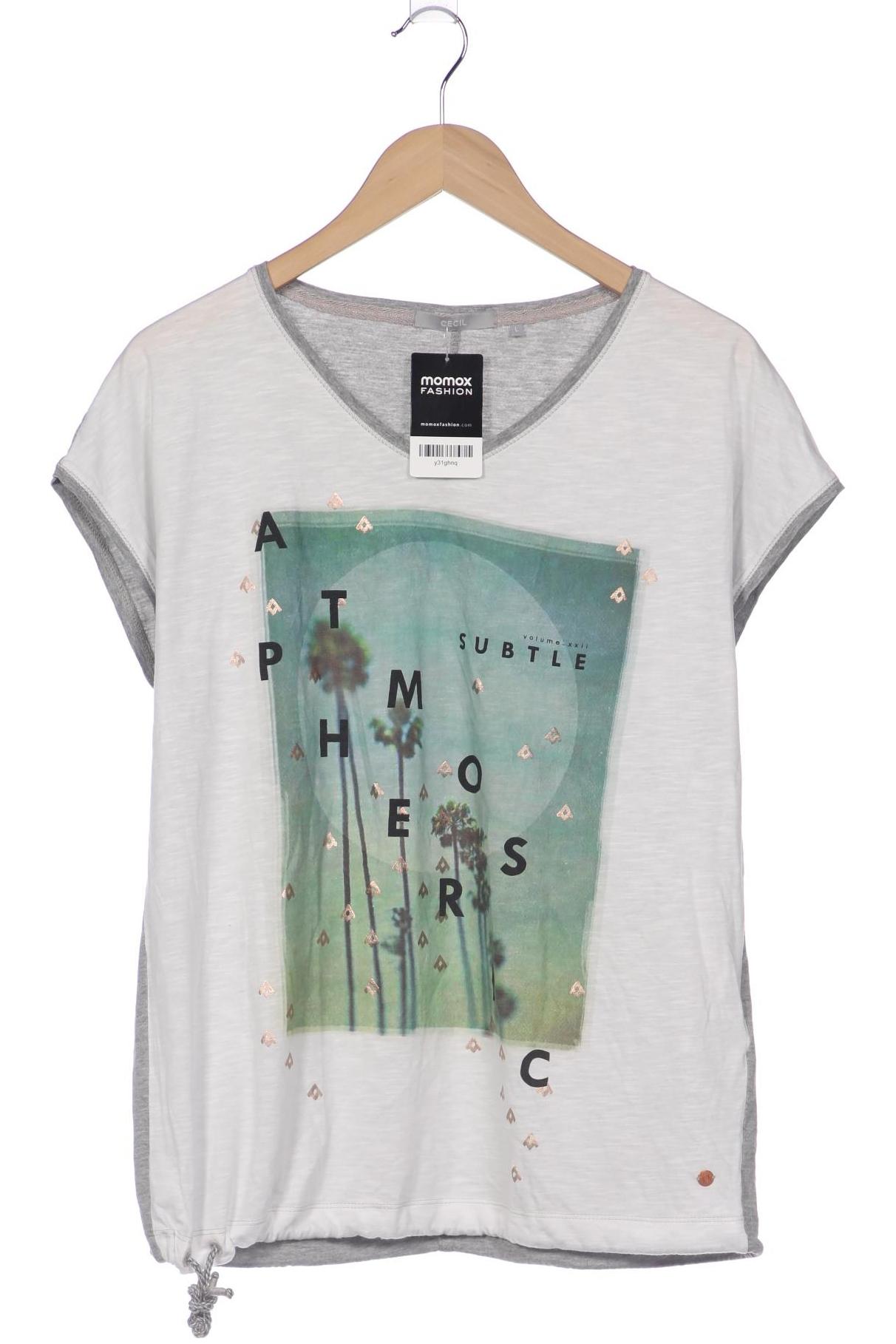 

Cecil Damen T-Shirt, grau, Gr. 42