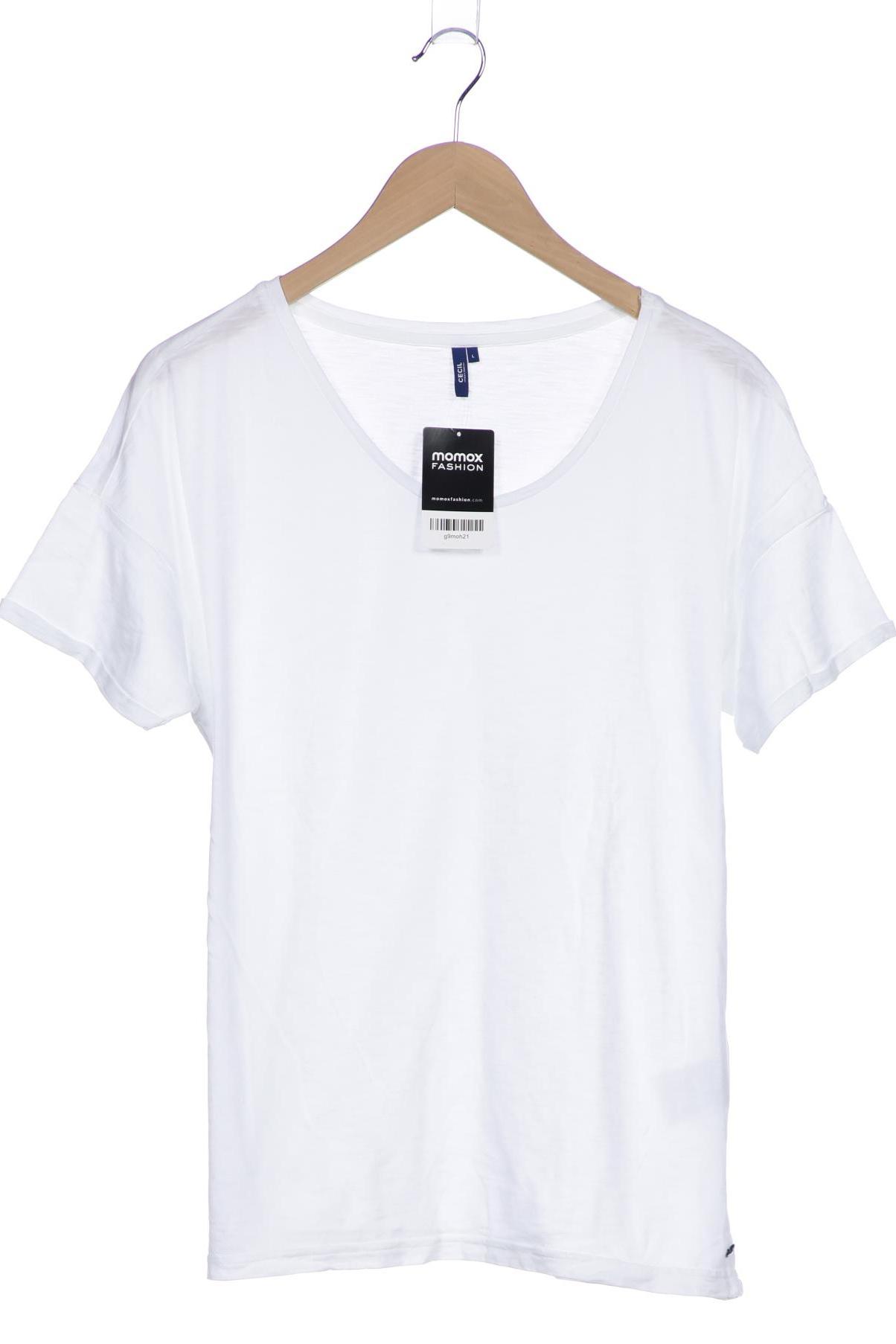 

Cecil Damen T-Shirt, weiß, Gr. 42