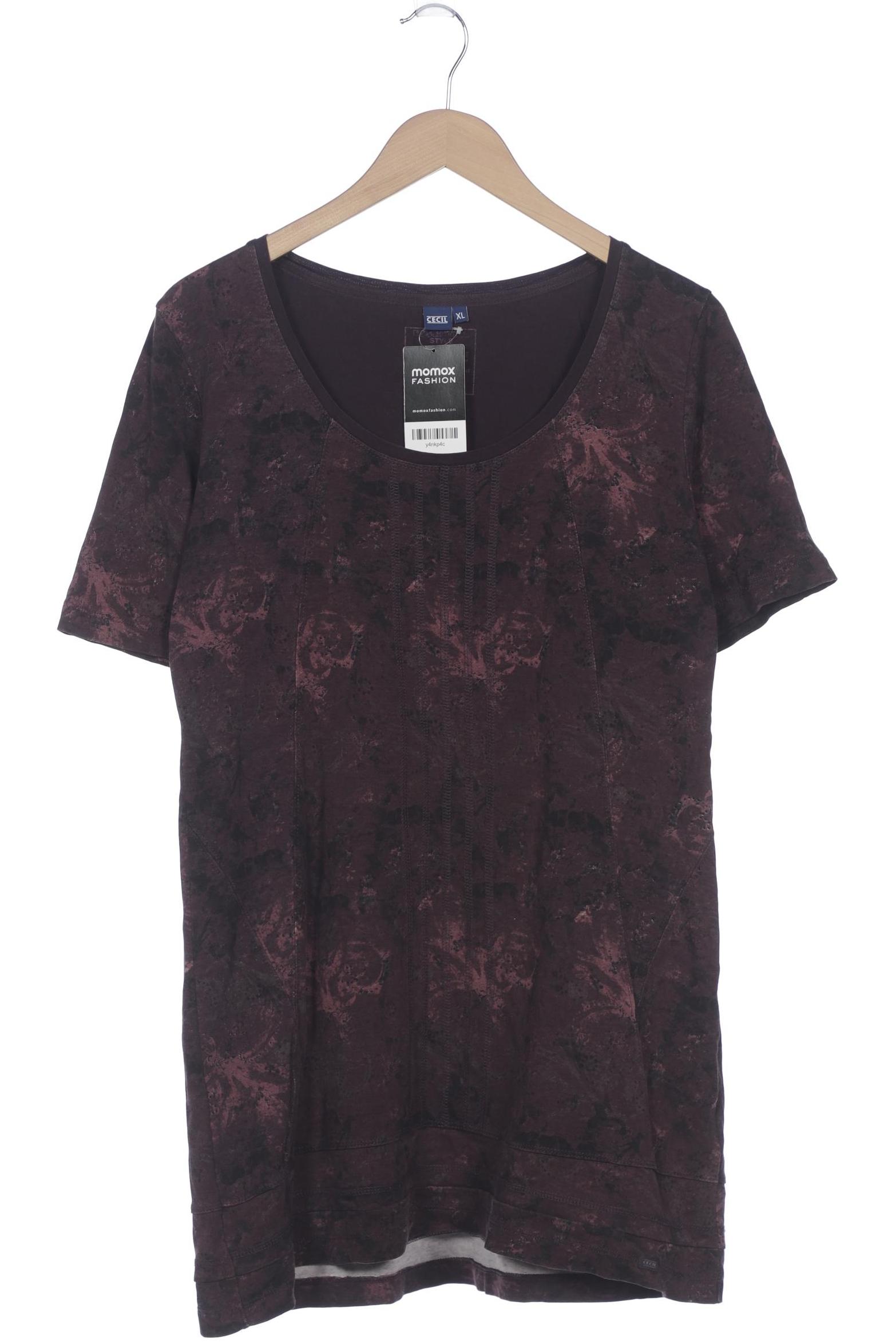 

Cecil Damen T-Shirt, bordeaux, Gr. 44