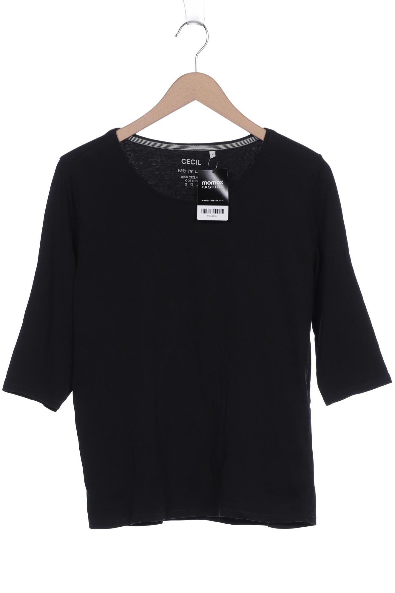 

CECIL Damen T-Shirt, schwarz