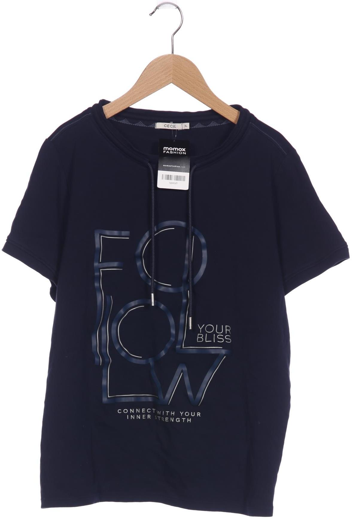 

Cecil Damen T-Shirt, marineblau, Gr. 44