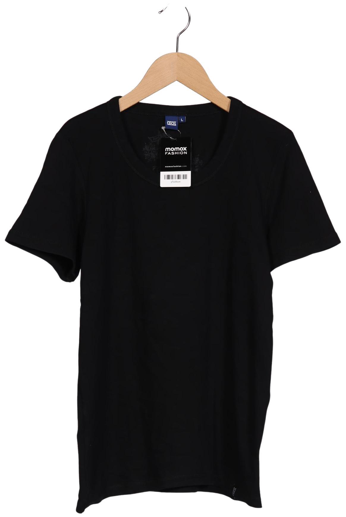 

Cecil Damen T-Shirt, schwarz, Gr. 42