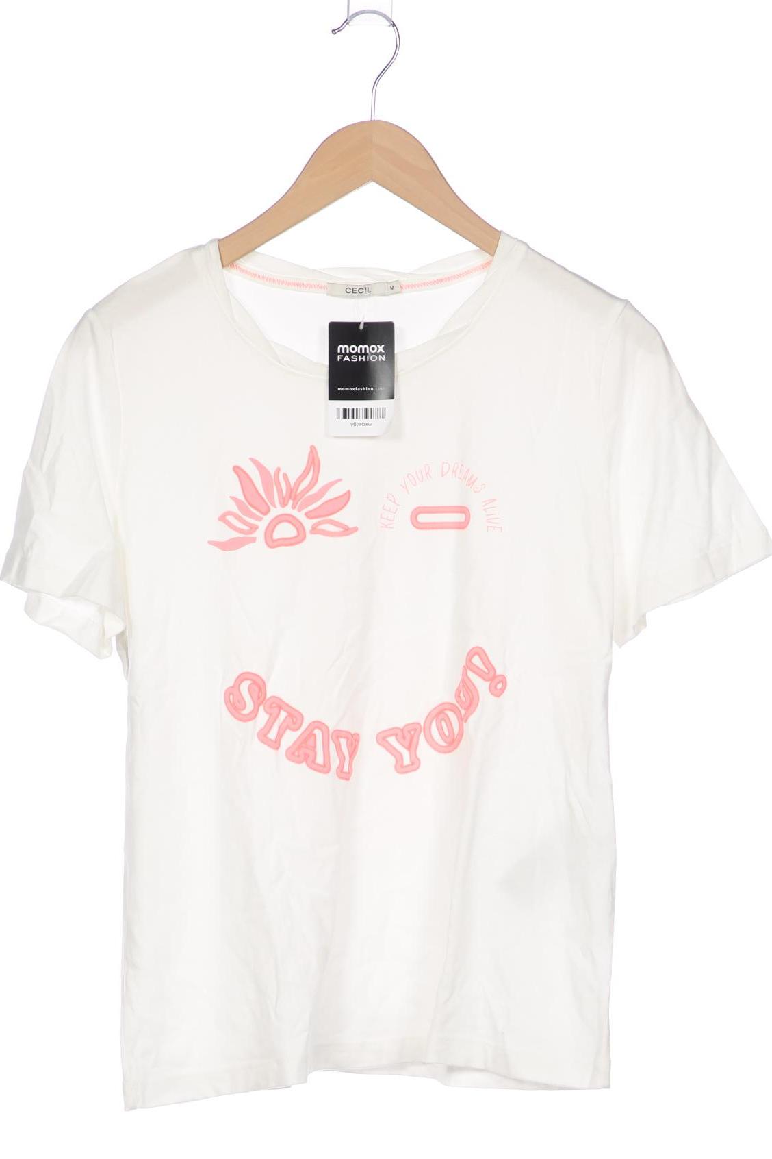 

Cecil Damen T-Shirt, weiß, Gr. 38
