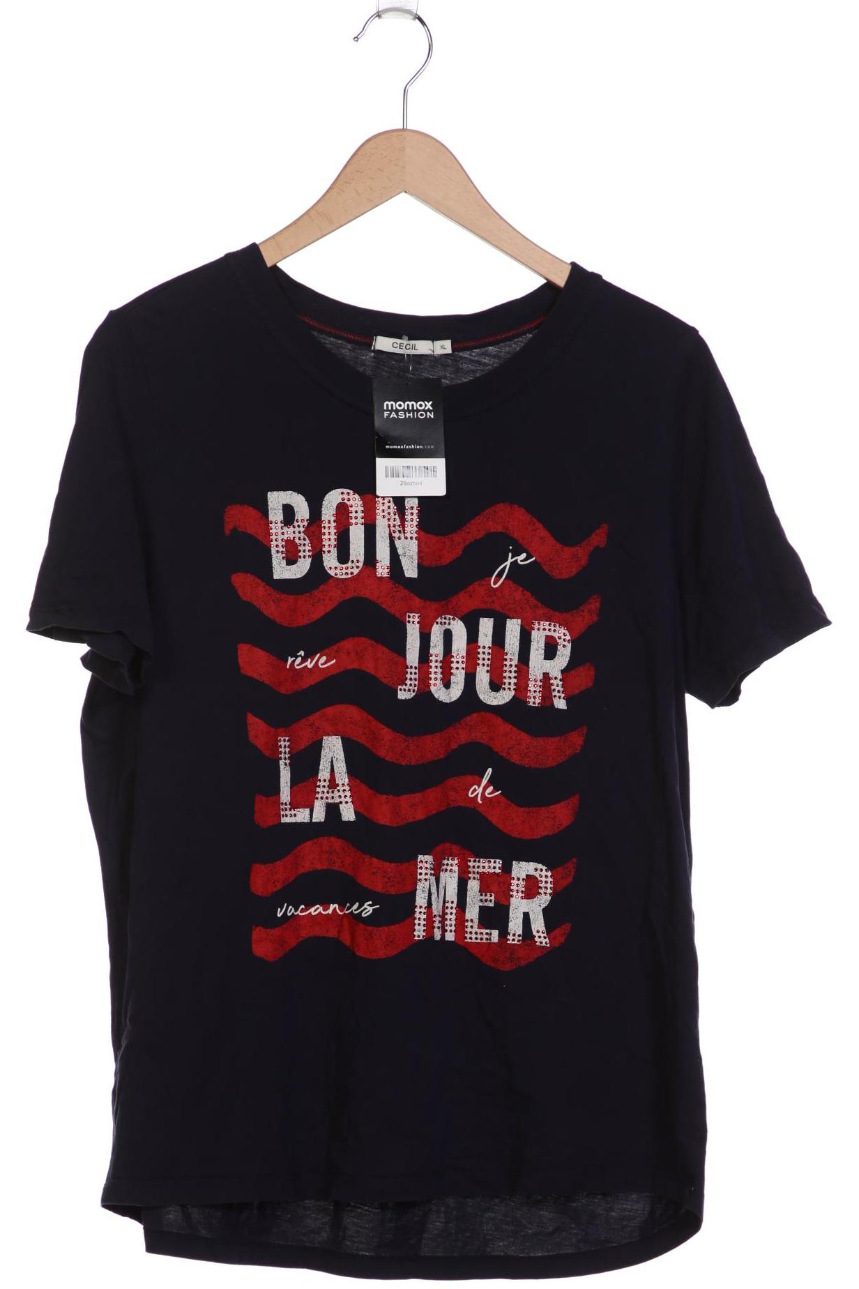 

Cecil Damen T-Shirt, marineblau, Gr. 44