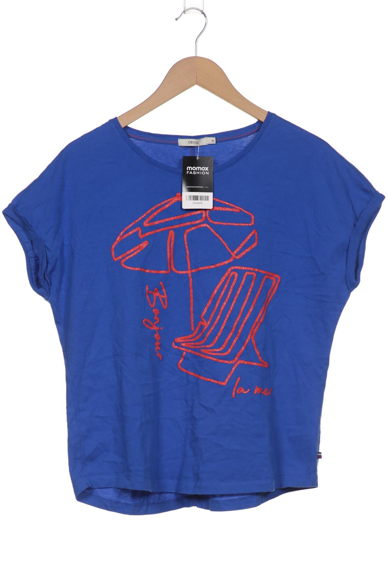 

CECIL Damen T-Shirt, blau