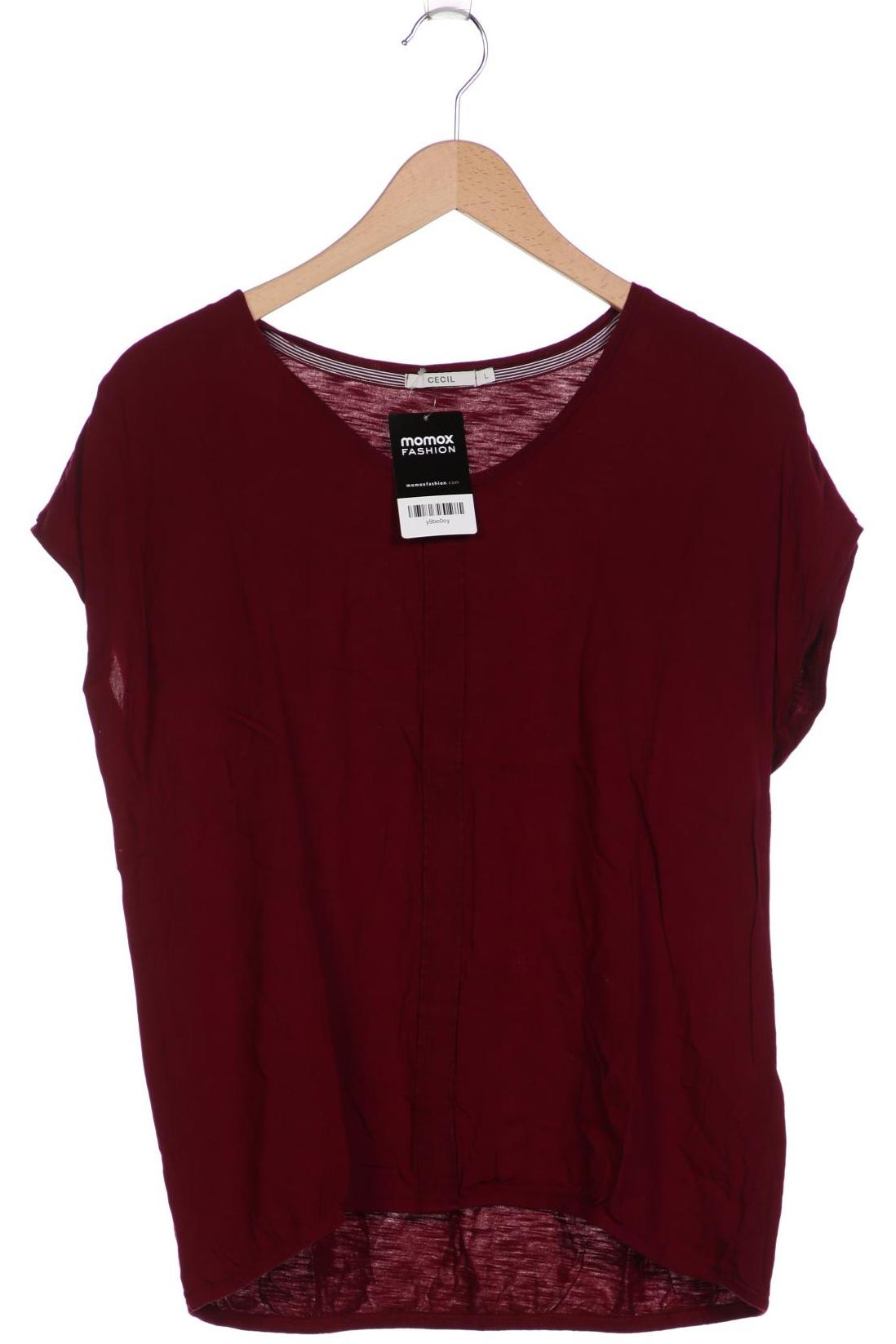 

Cecil Damen T-Shirt, bordeaux, Gr. 42