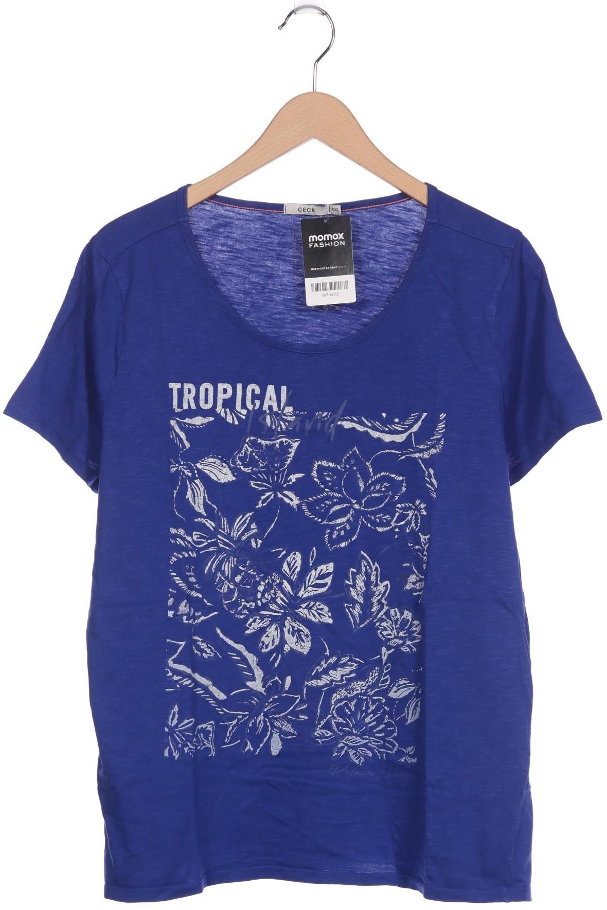 

Cecil Damen T-Shirt, marineblau, Gr. 46