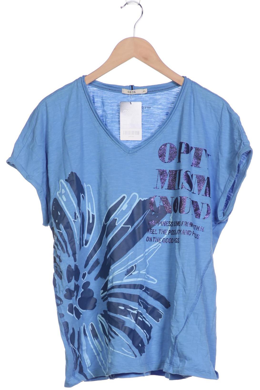 

CECIL Damen T-Shirt, blau