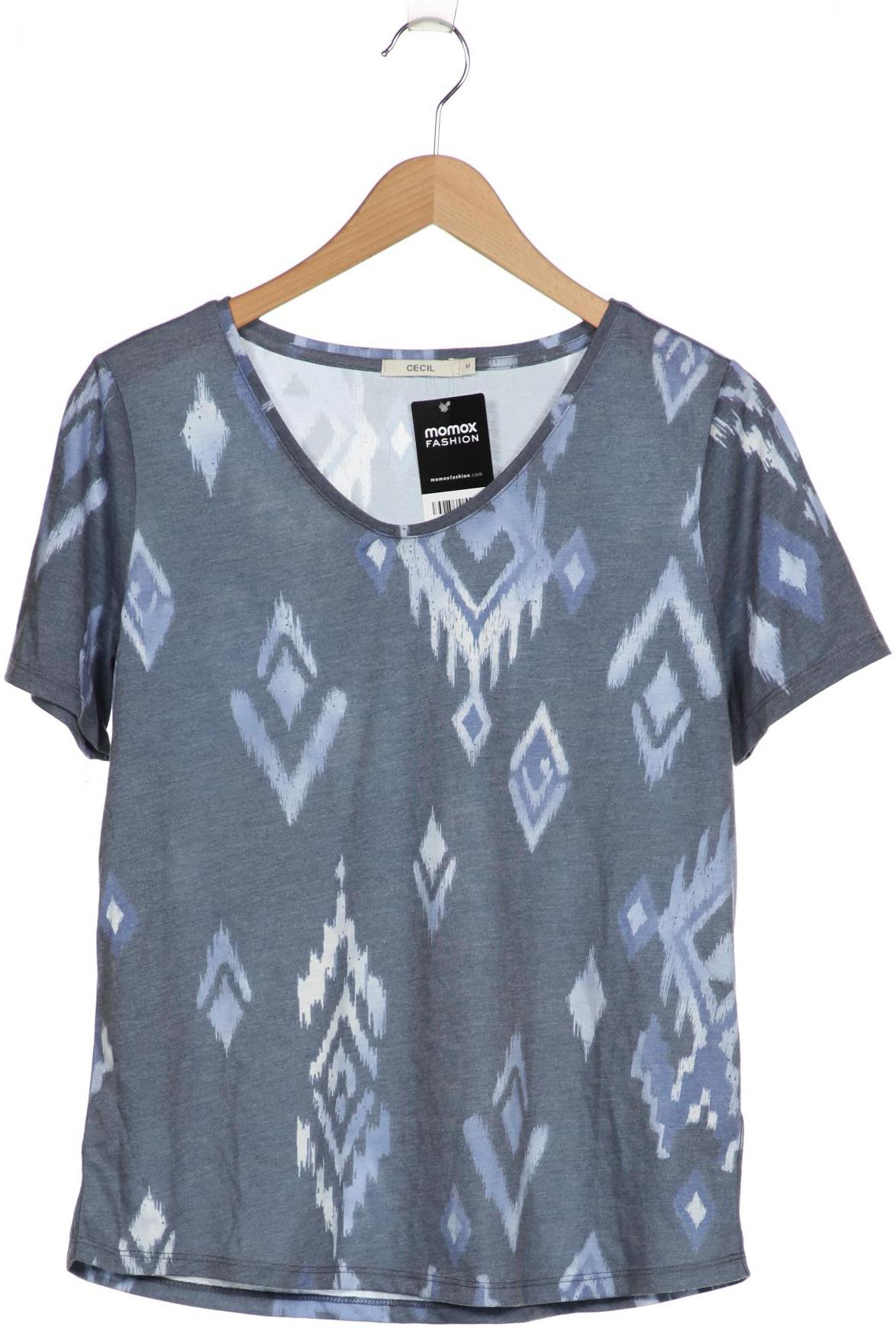 

Cecil Damen T-Shirt, blau, Gr. 38