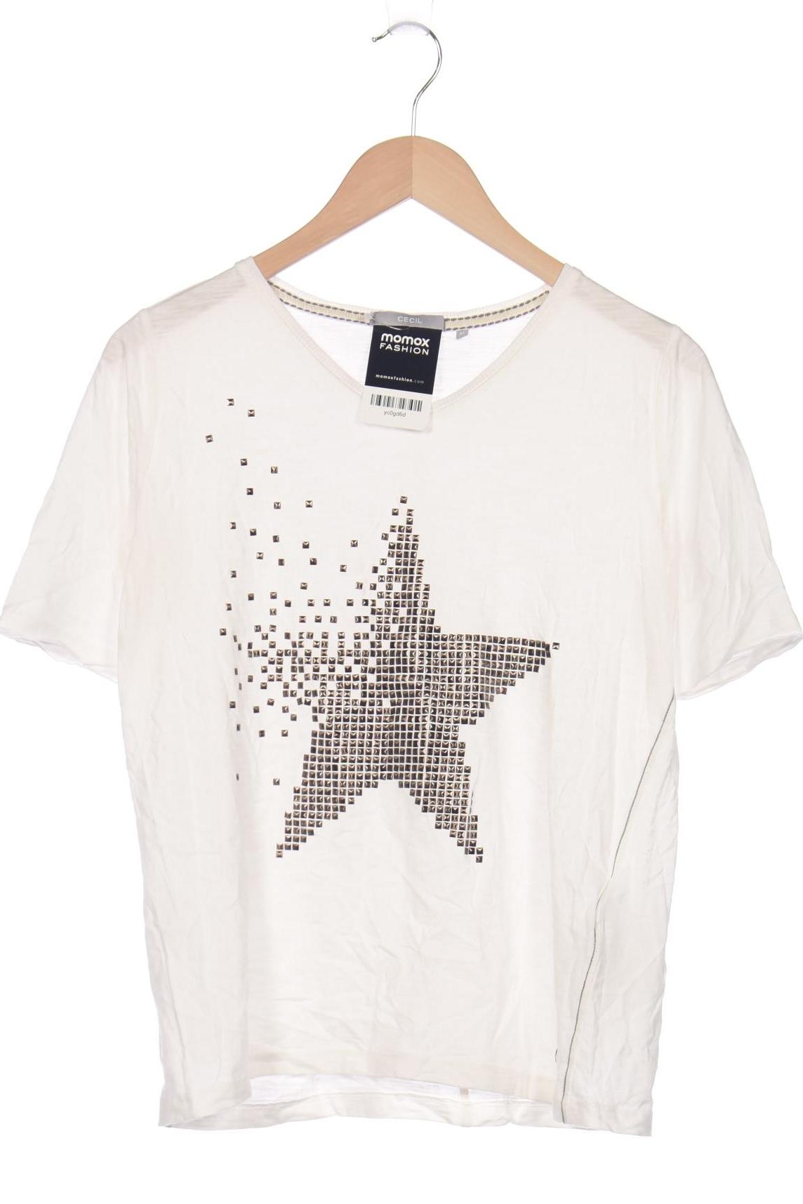 

Cecil Damen T-Shirt, weiß, Gr. 38