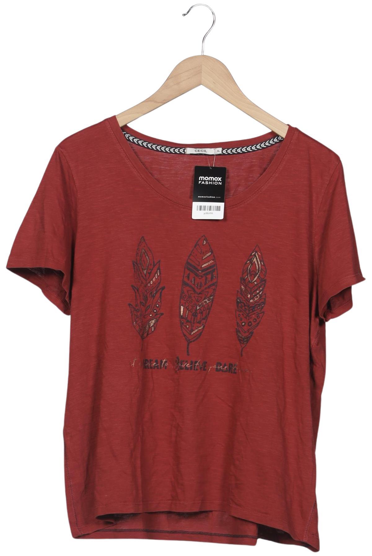 

Cecil Damen T-Shirt, bordeaux, Gr. 44