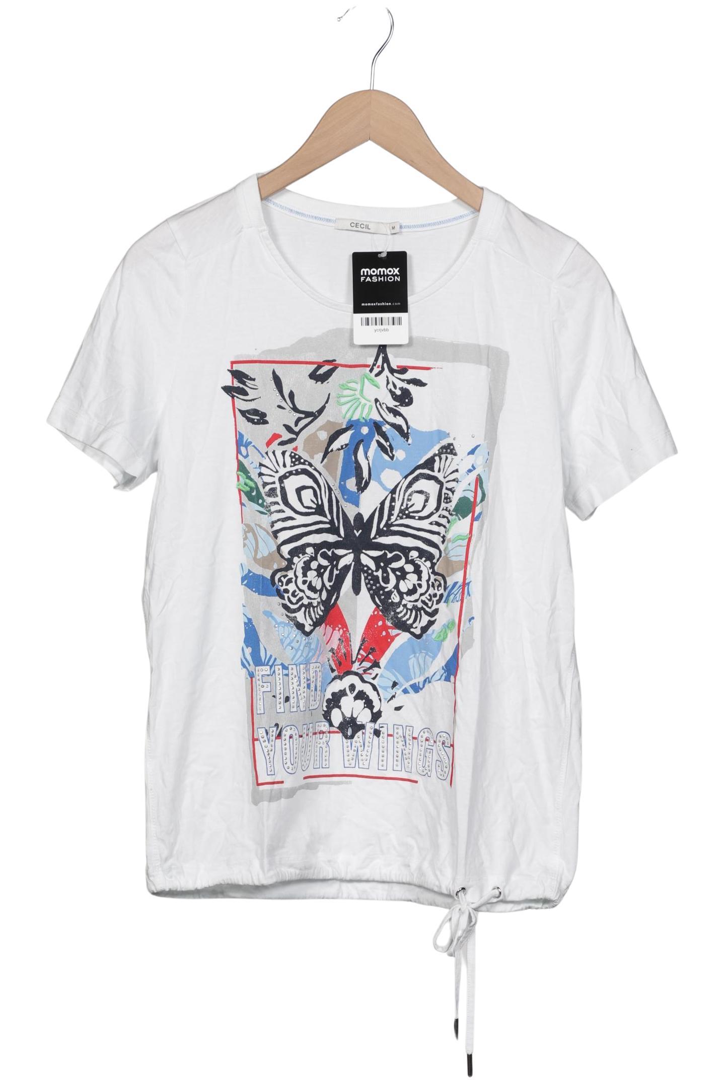 

Cecil Damen T-Shirt, weiß, Gr. 38