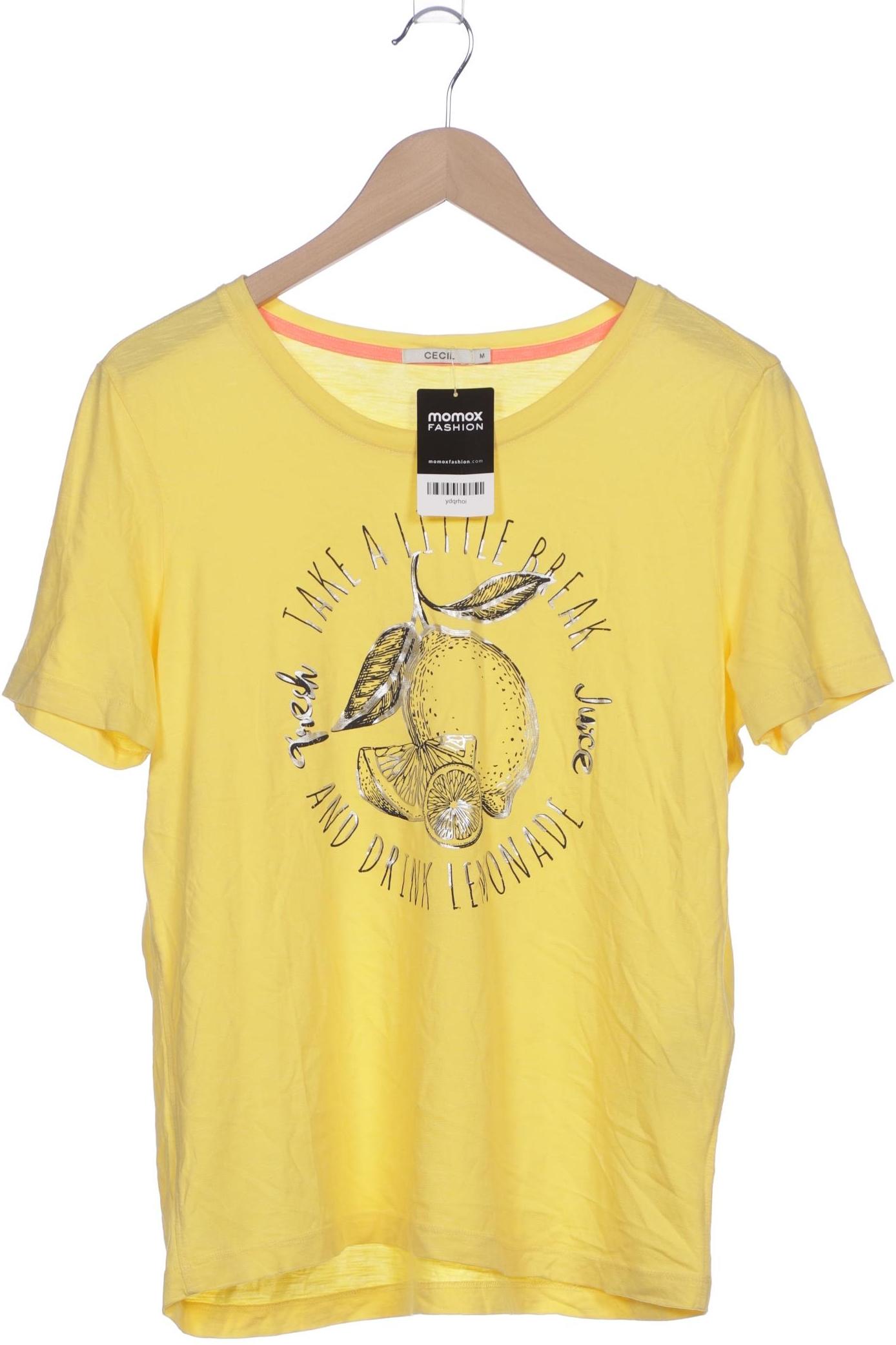 

Cecil Damen T-Shirt, gelb, Gr. 38