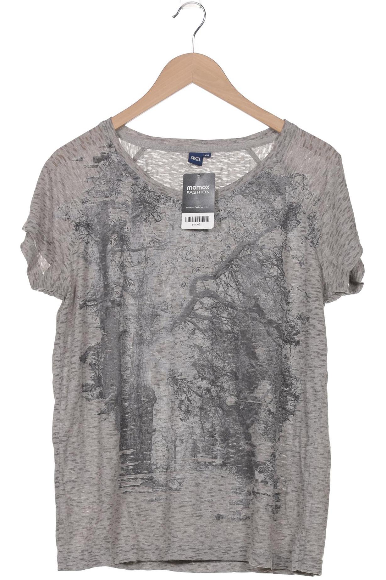 

Cecil Damen T-Shirt, grau, Gr. 46