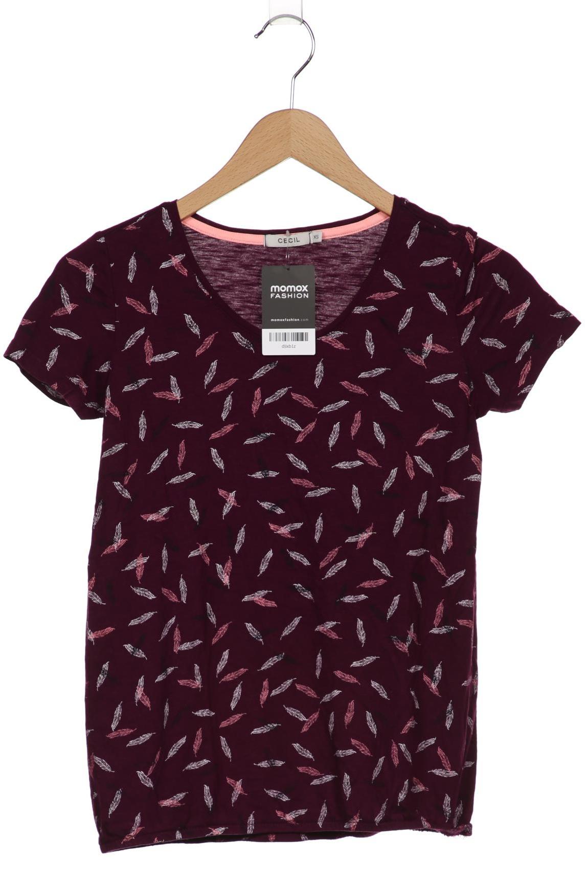 

Cecil Damen T-Shirt, bordeaux, Gr. 34