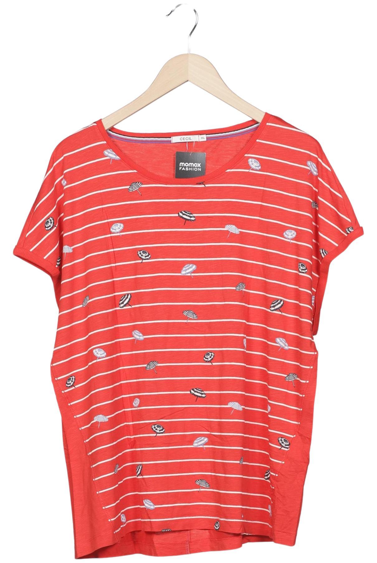 

Cecil Damen T-Shirt, rot, Gr. 46