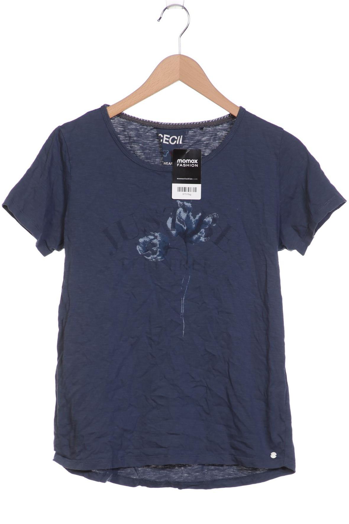 

Cecil Damen T-Shirt, blau, Gr. 42
