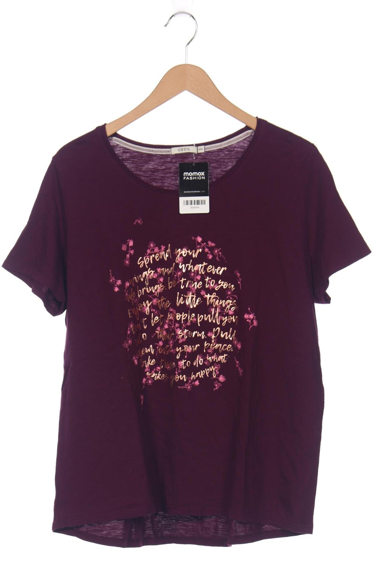 

Cecil Damen T-Shirt, flieder, Gr. 46