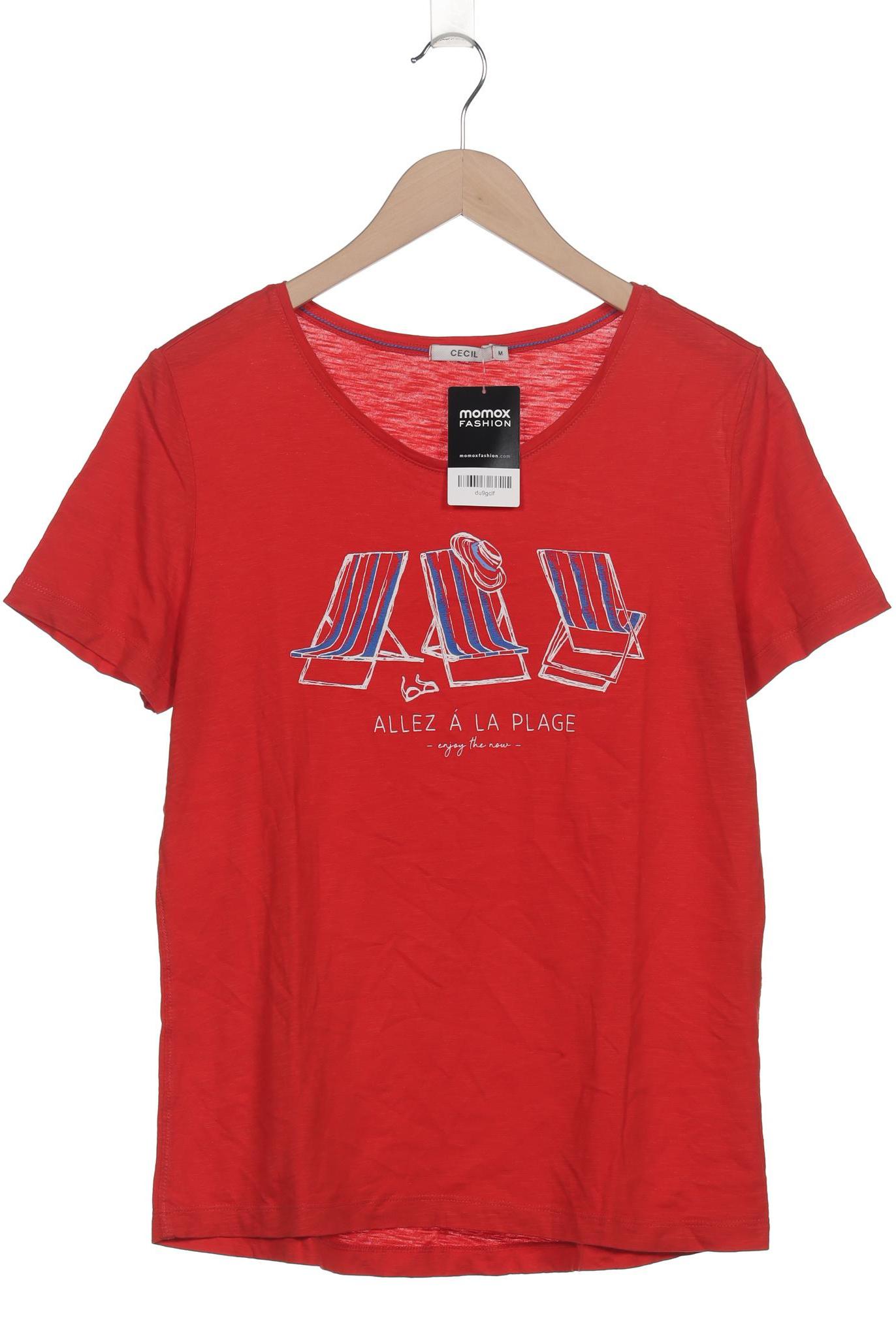 

Cecil Damen T-Shirt, rot, Gr. 38