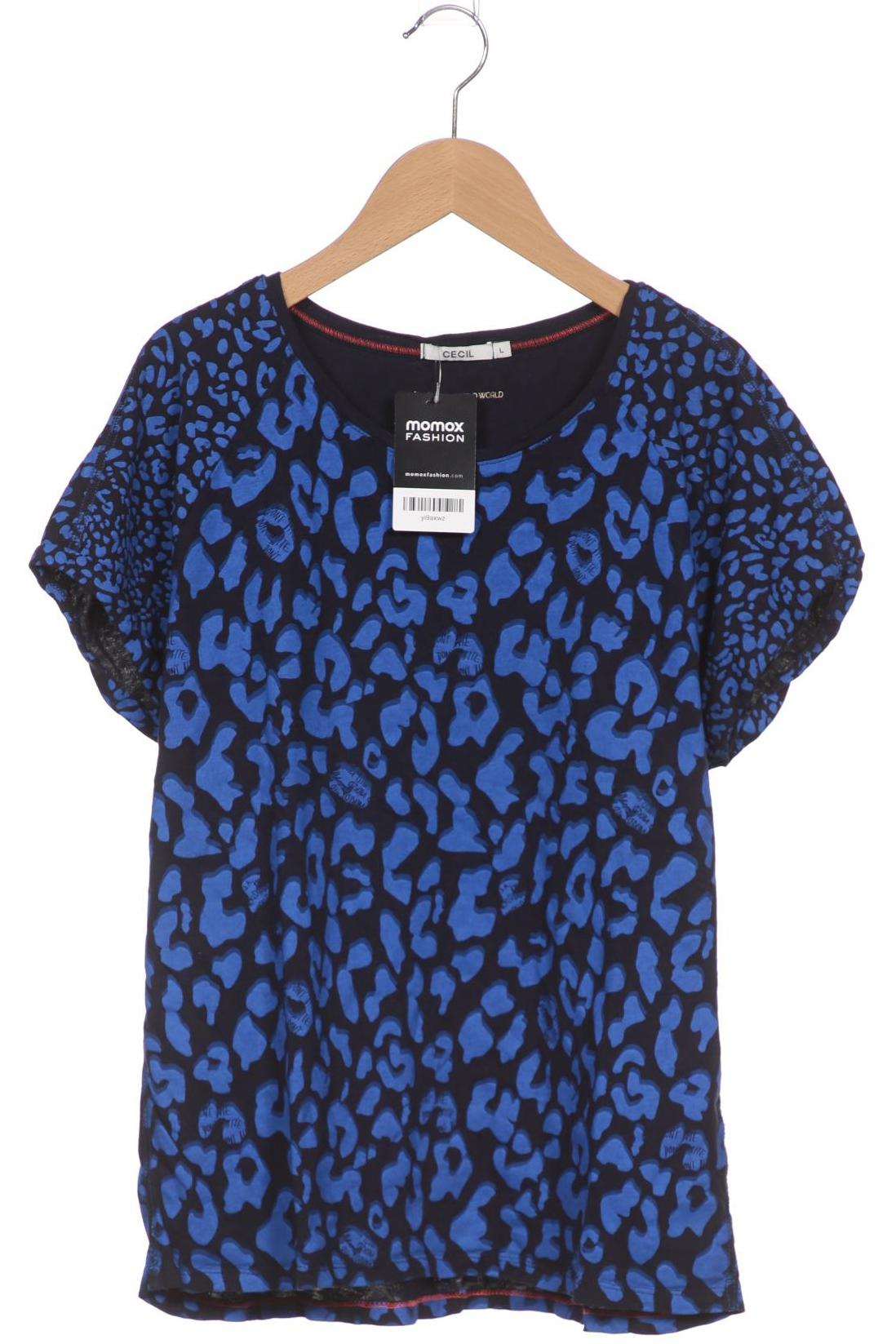 

Cecil Damen T-Shirt, blau, Gr. 42