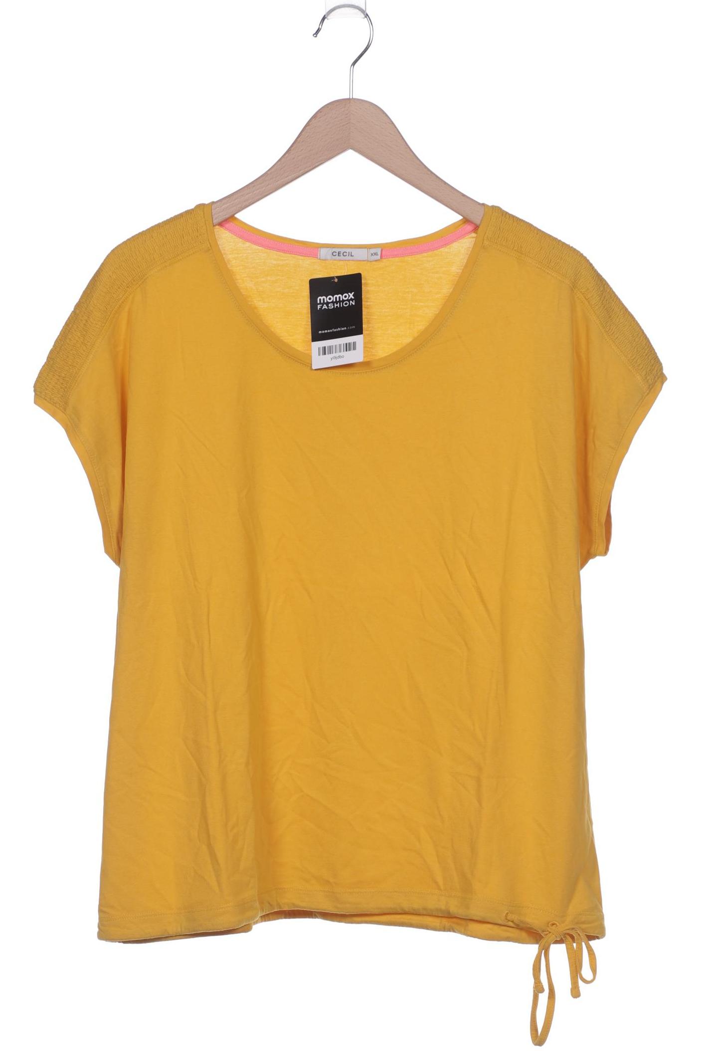 

Cecil Damen T-Shirt, gelb, Gr. 46