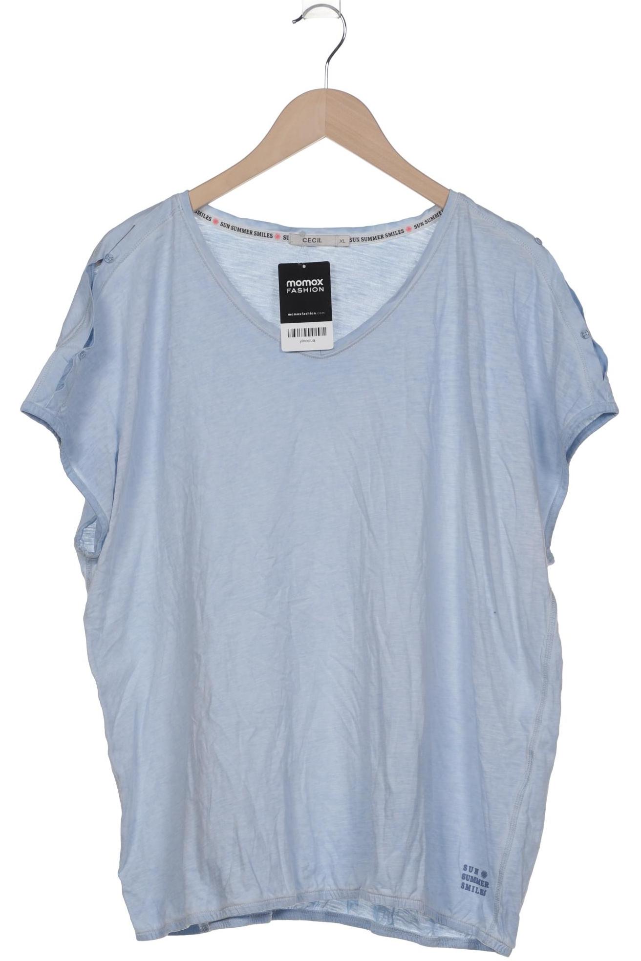 

Cecil Damen T-Shirt, hellblau, Gr. 44