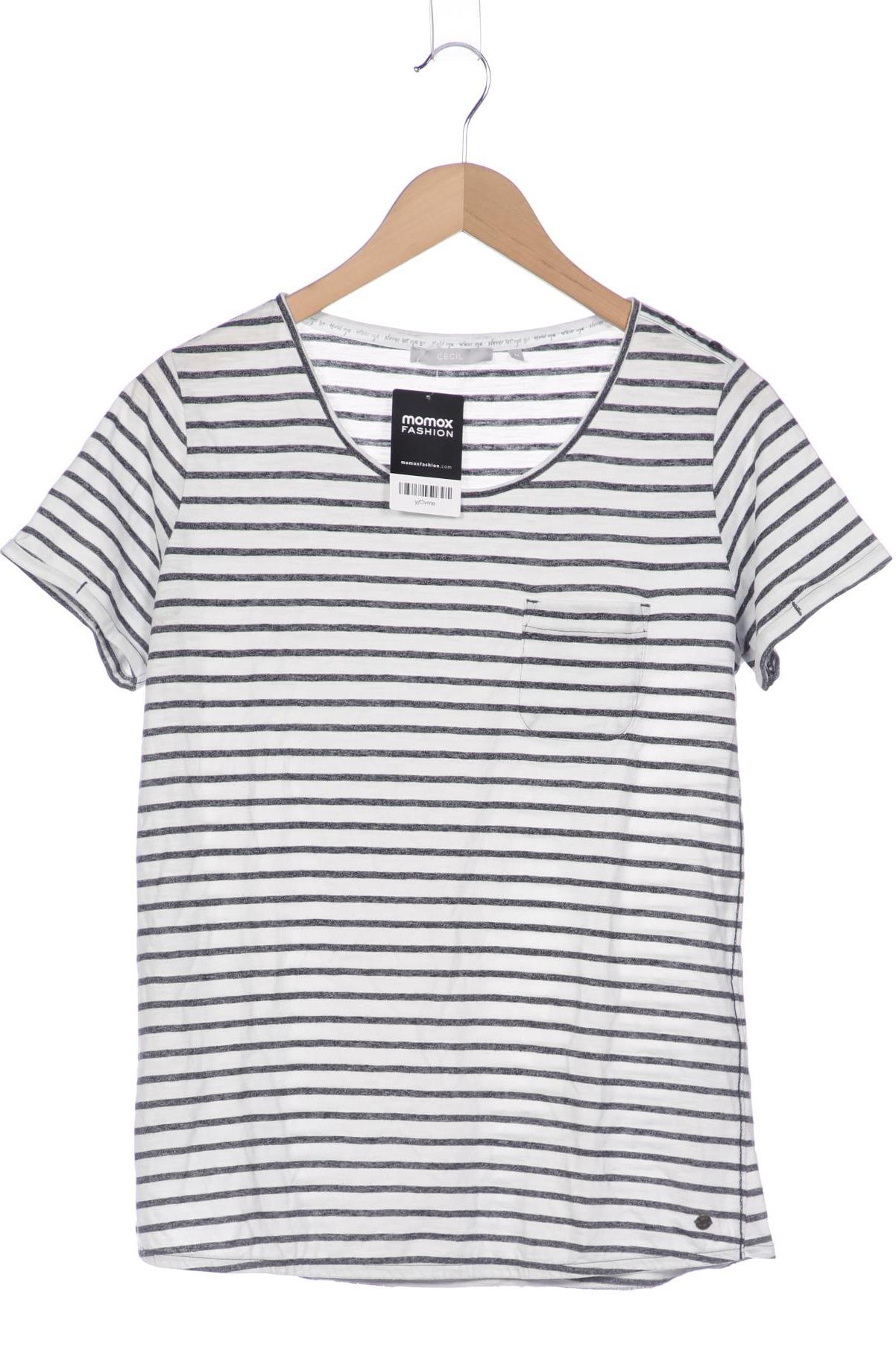 

Cecil Damen T-Shirt, weiß, Gr. 38