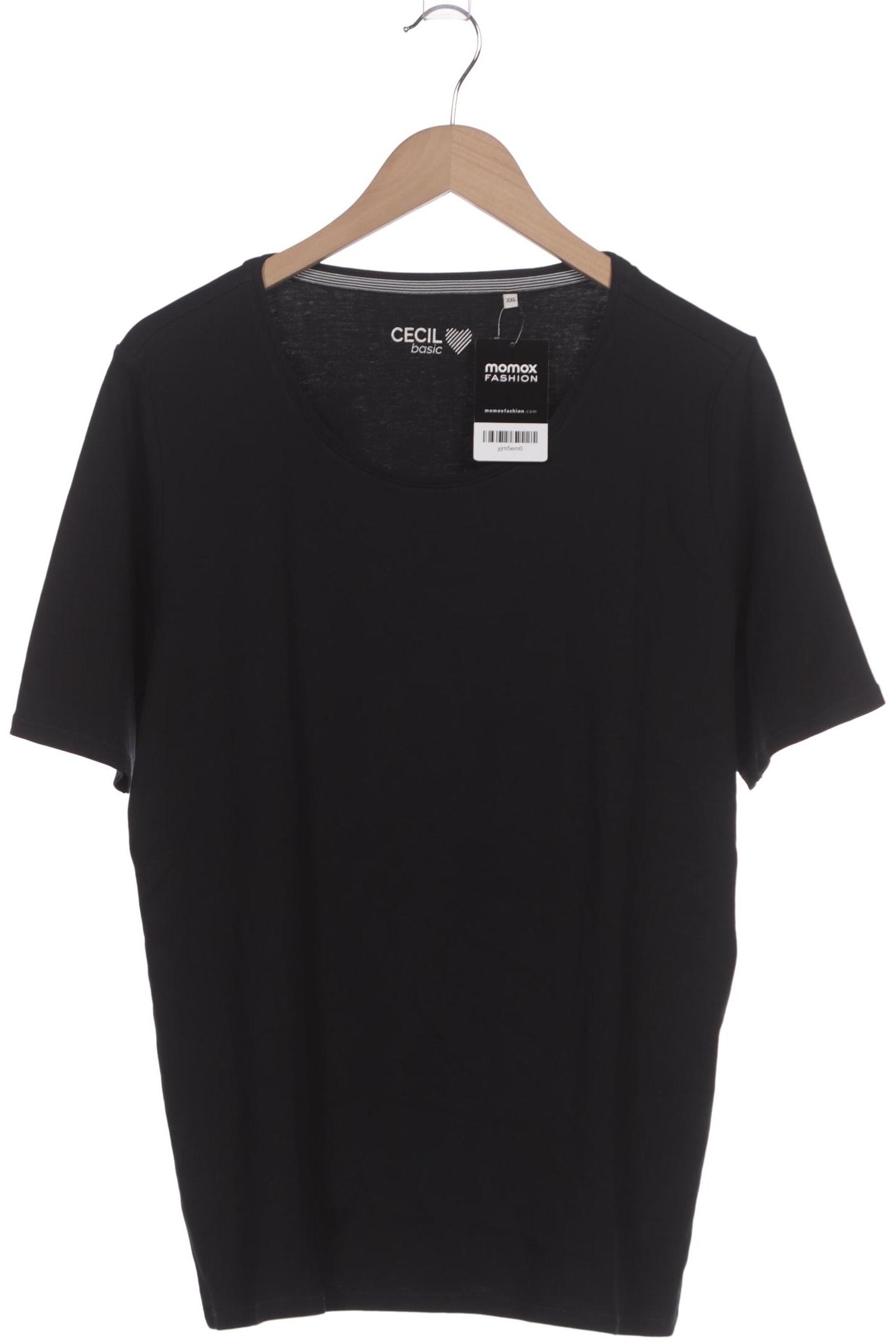 

Cecil Damen T-Shirt, schwarz, Gr. 46
