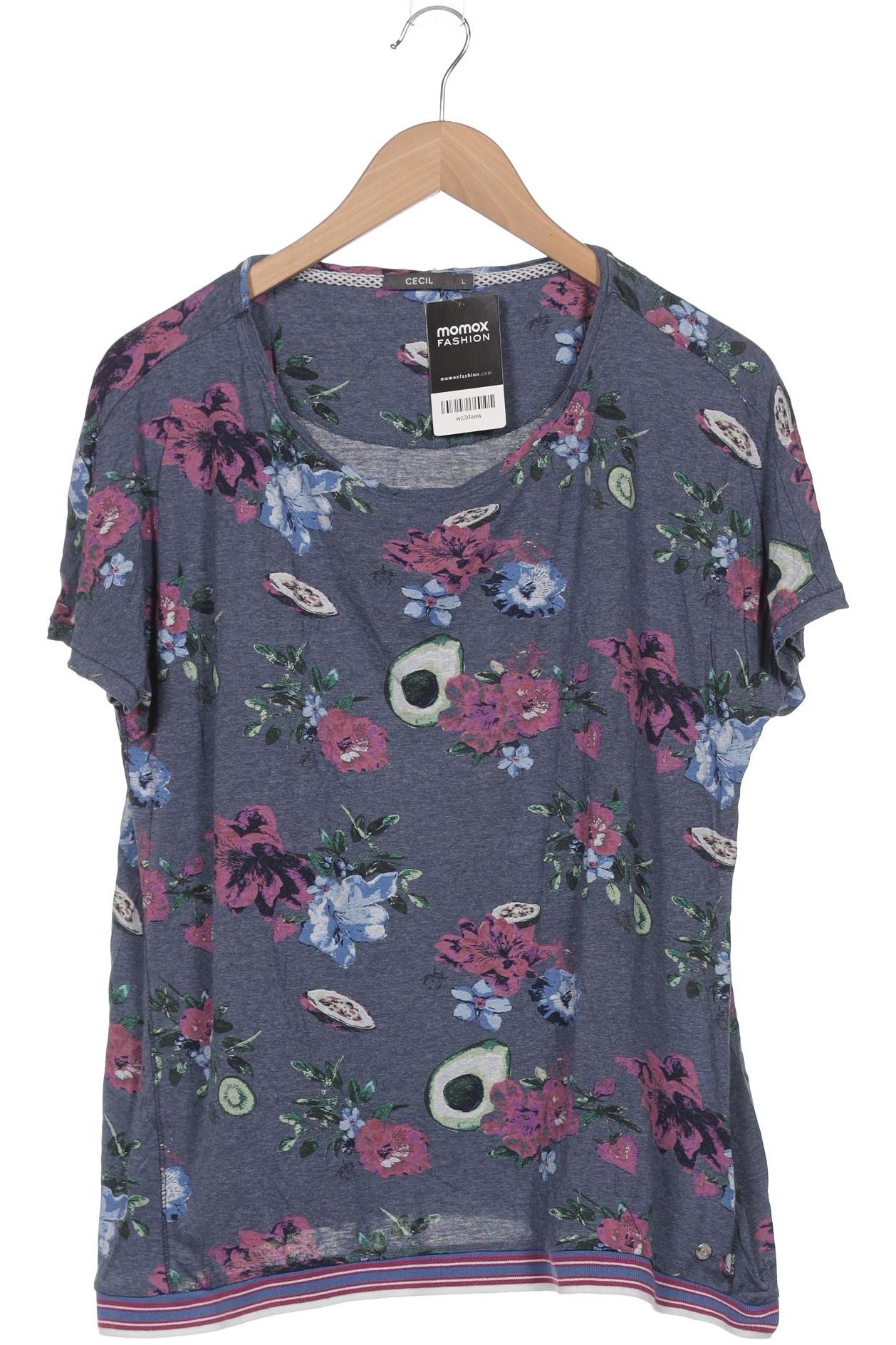 

Cecil Damen T-Shirt, marineblau, Gr. 42