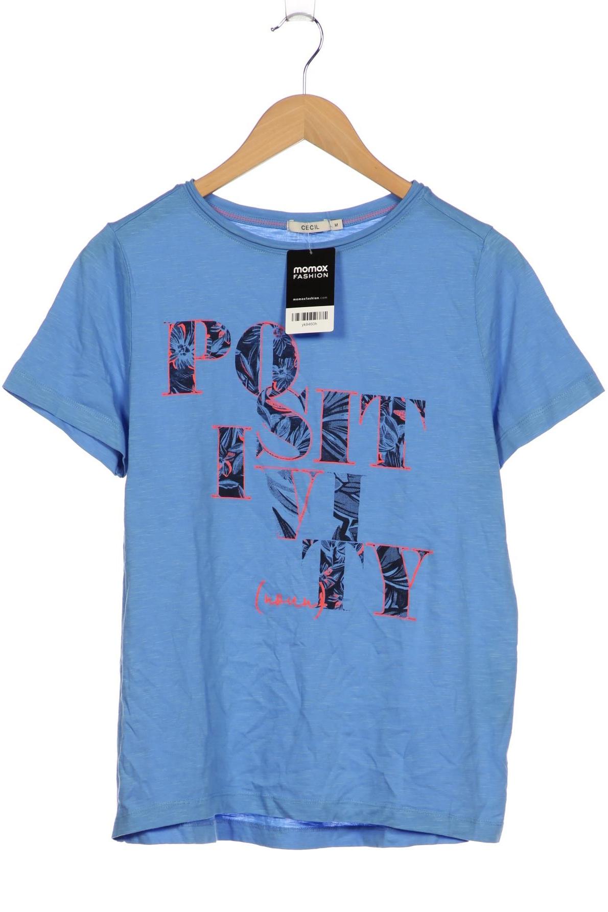 

Cecil Damen T-Shirt, blau, Gr. 38