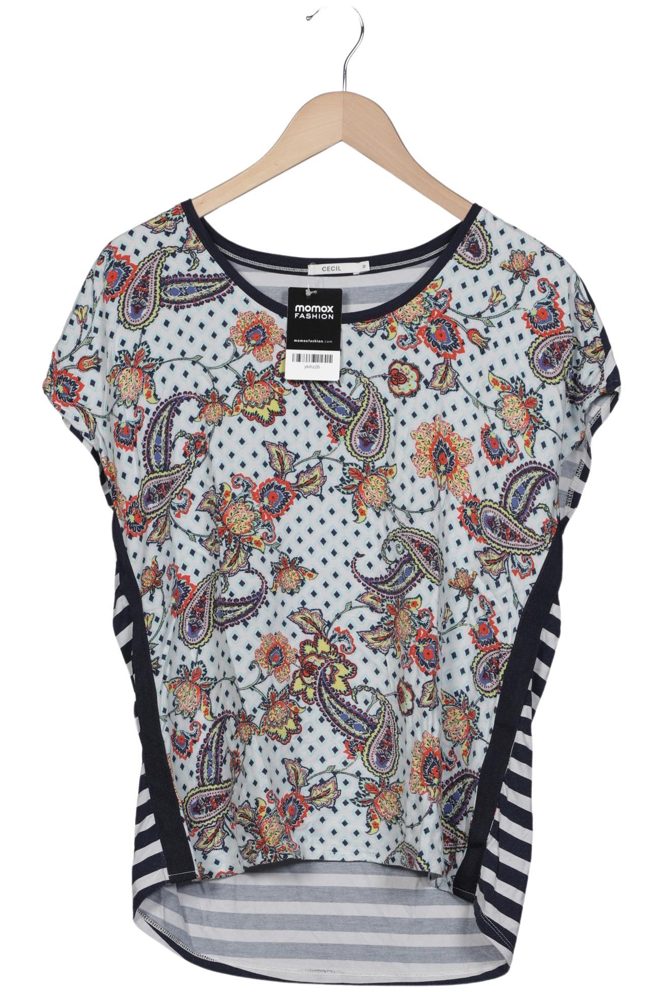 

Cecil Damen T-Shirt, mehrfarbig, Gr. 38