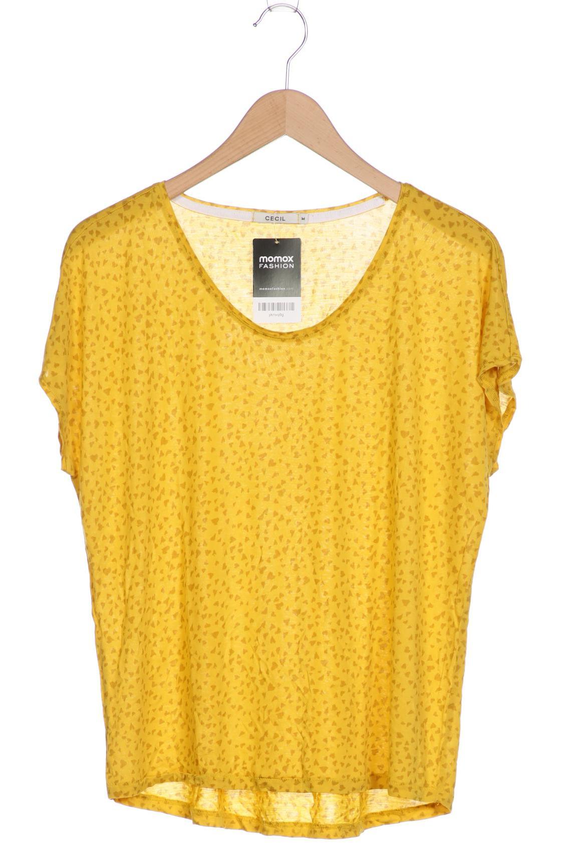 

CECIL Damen T-Shirt, gelb