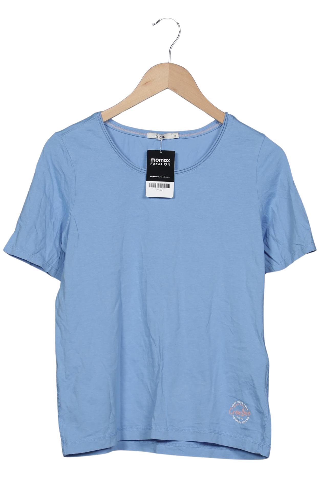 

Cecil Damen T-Shirt, blau, Gr. 36