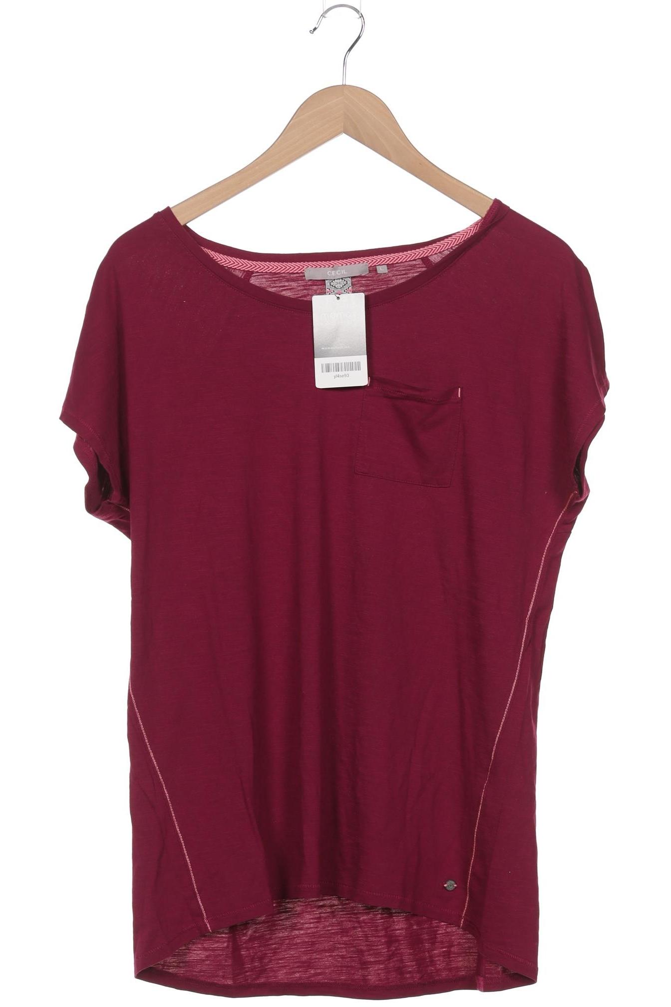 

Cecil Damen T-Shirt, bordeaux, Gr. 42