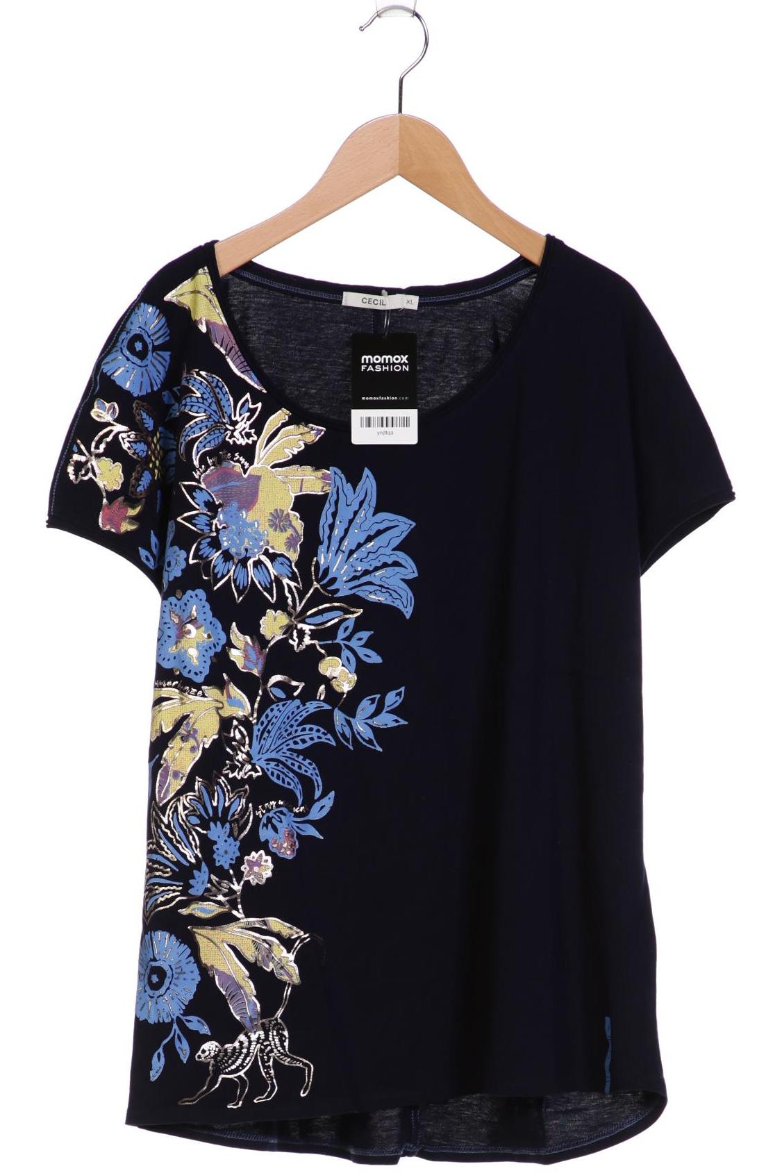 

CECIL Damen T-Shirt, marineblau