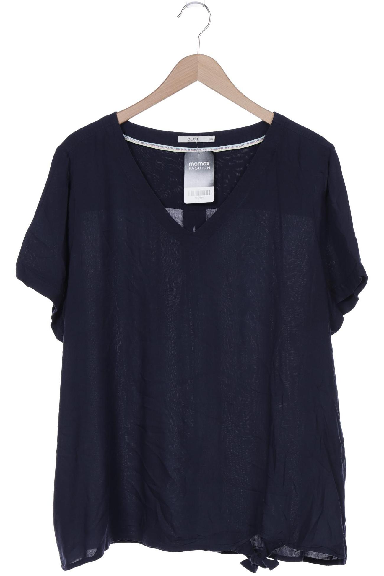

CECIL Damen T-Shirt, marineblau