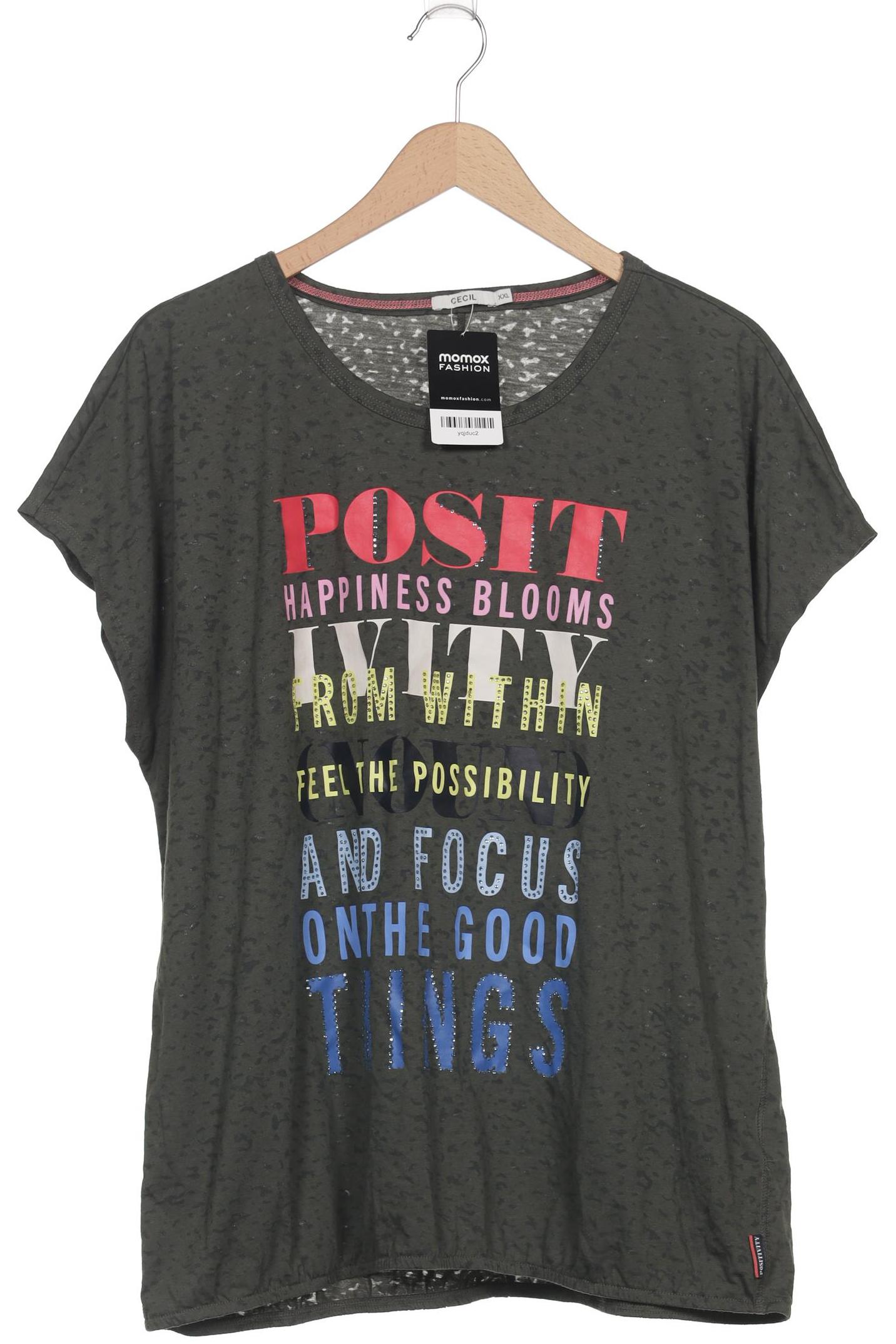 

Cecil Damen T-Shirt, grün, Gr. 46