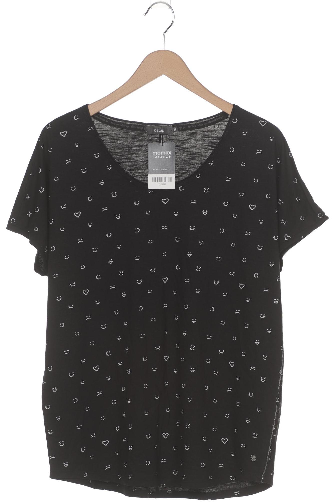 

Cecil Damen T-Shirt, schwarz, Gr. 44