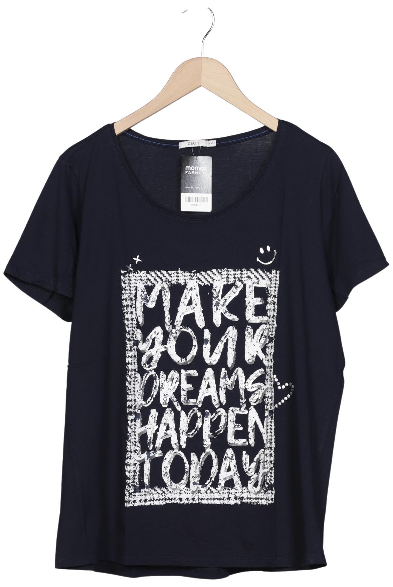 

Cecil Damen T-Shirt, marineblau, Gr. 46