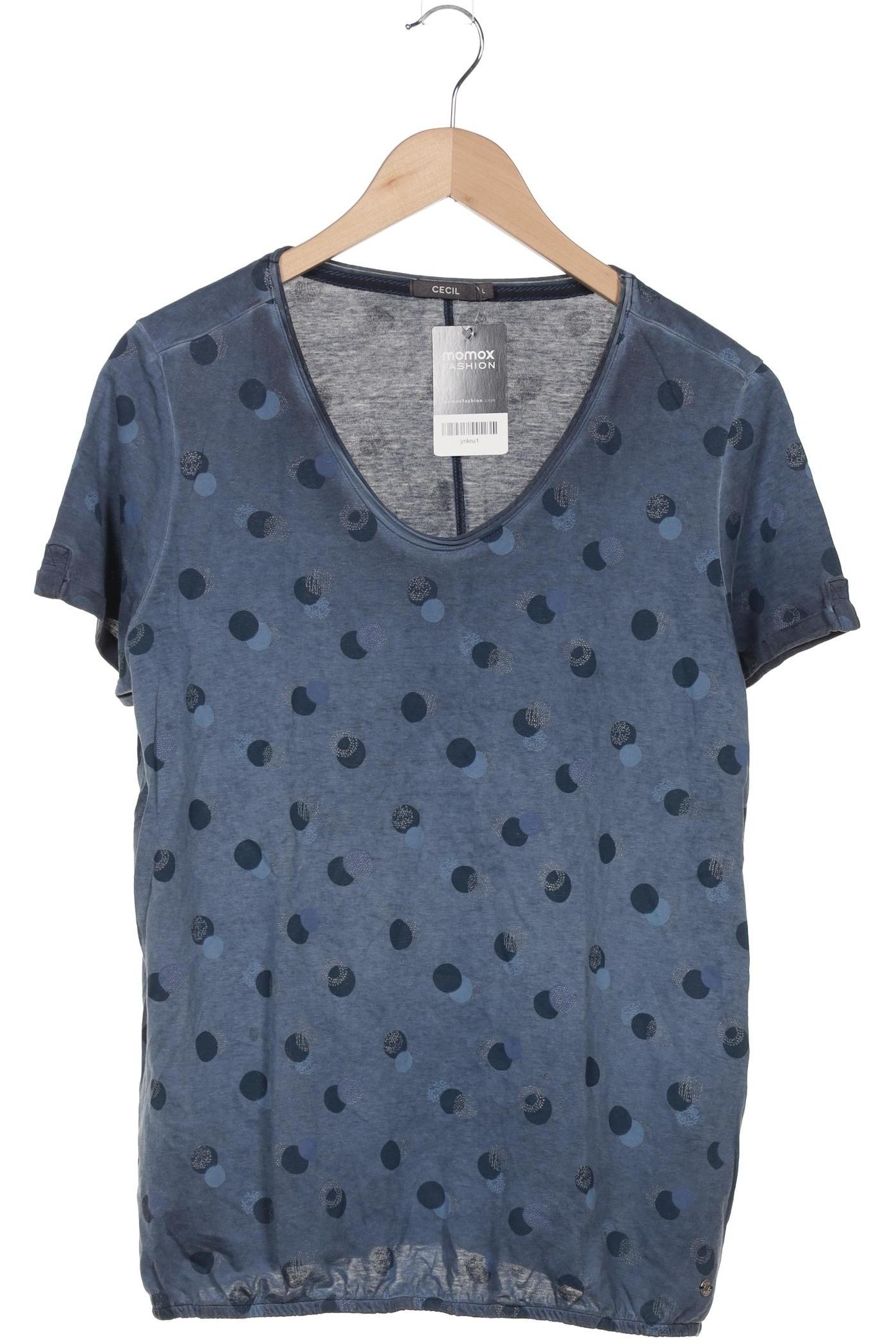 

Cecil Damen T-Shirt, blau, Gr. 42