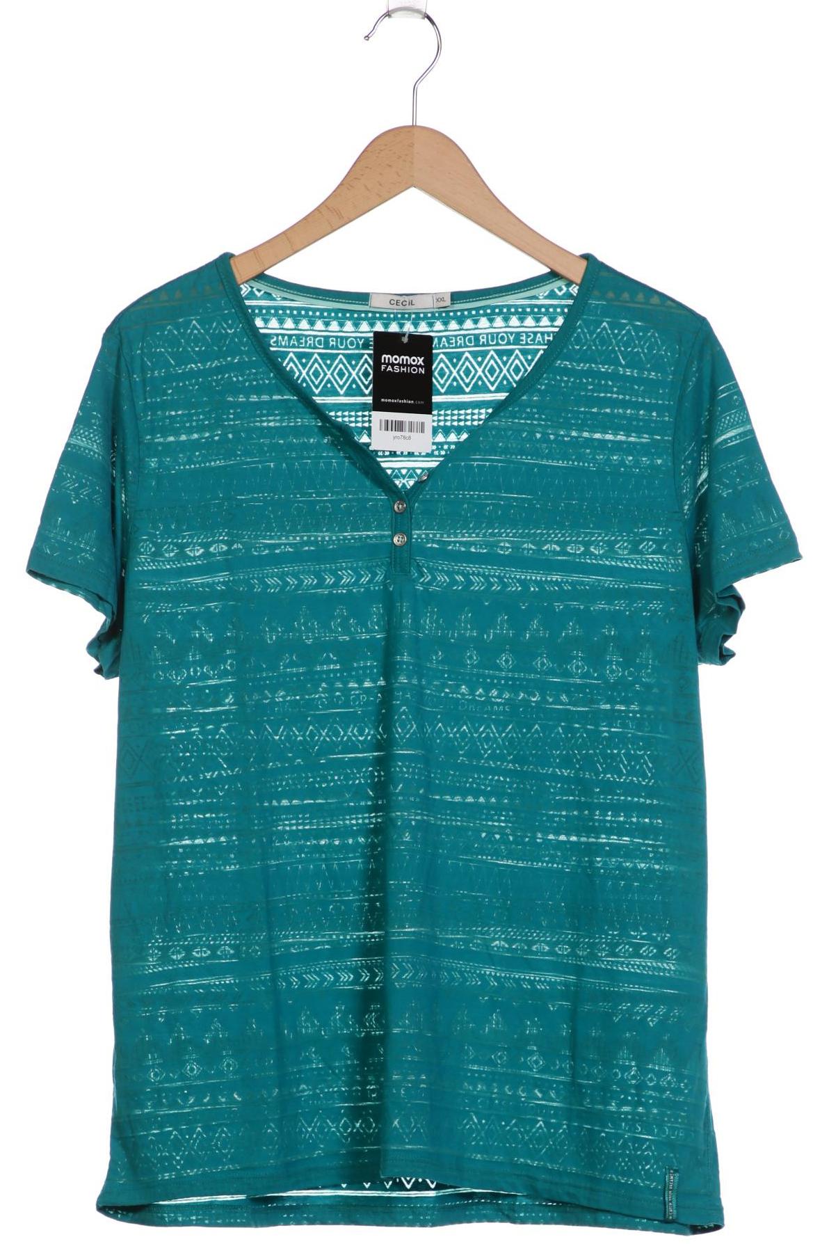 

Cecil Damen T-Shirt, türkis, Gr. 46