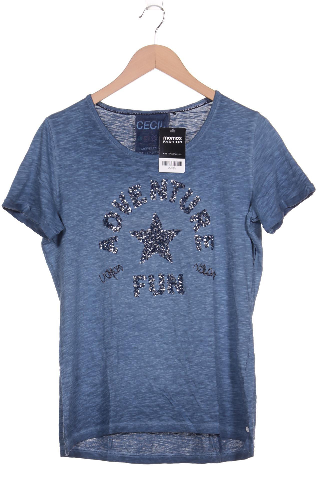 

CECIL Damen T-Shirt, blau