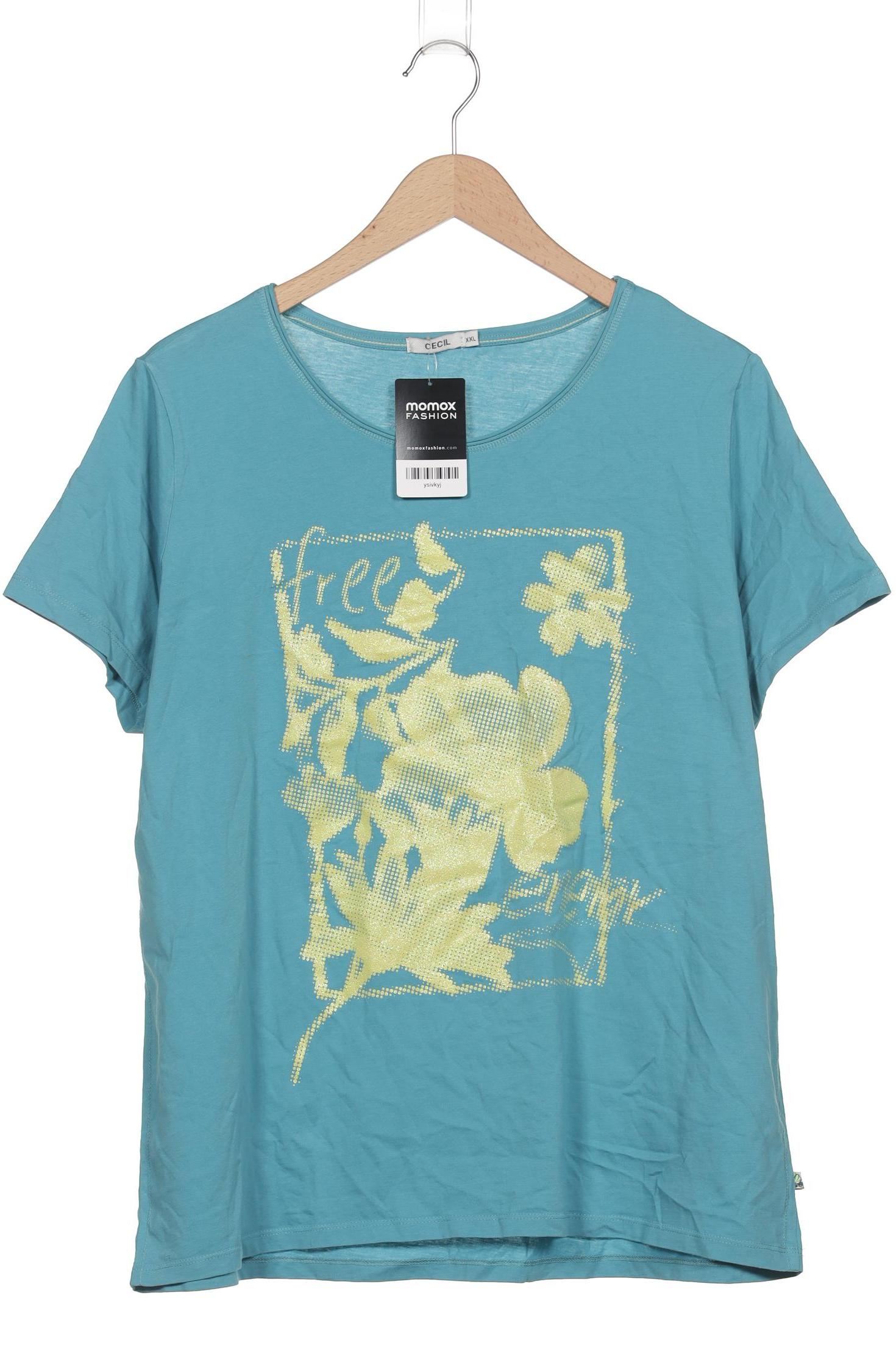 

Cecil Damen T-Shirt, blau, Gr. 46