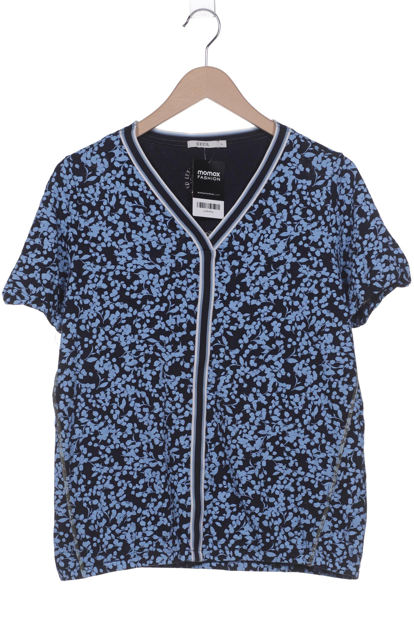 

Cecil Damen T-Shirt, blau, Gr. 42